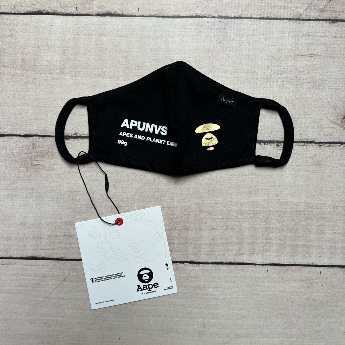 Aape Bape Bathing Ape Face Mask Black Size ONE SIZE - 1 Thumbnail