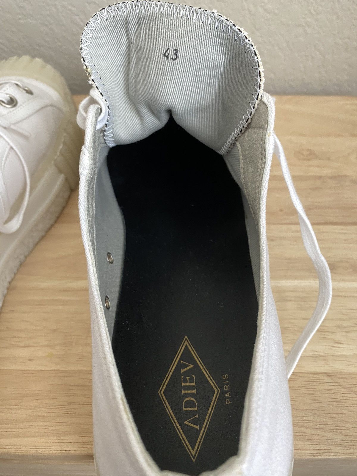 Adieu Paris Adieu Paris Low Top Canvas Sneaker Size US 10.5 / EU 43-44 - 3 Thumbnail