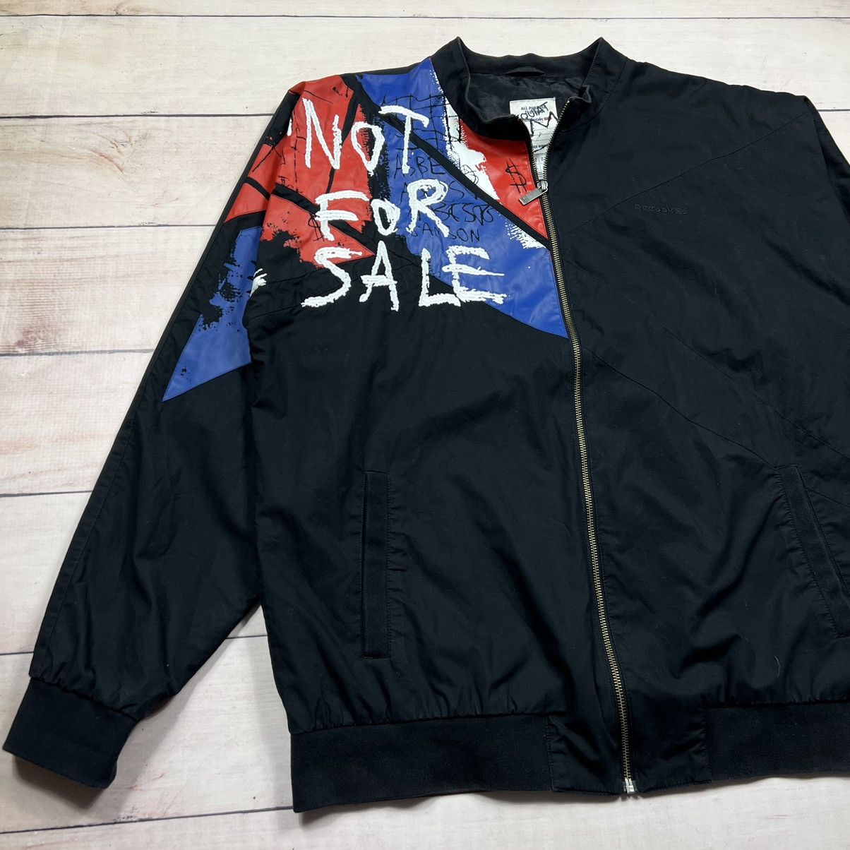 Jean-Michel Basquiat × Reebok Reebok x Basquiat 2010 Not For Sale Print Zip Sweatshirt Size US XL / EU 56 / 4 - 3 Thumbnail