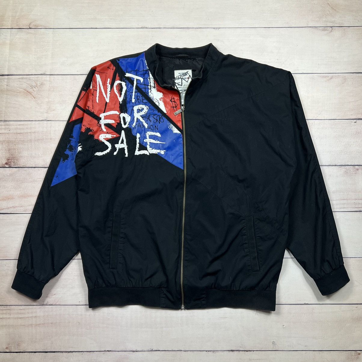 Jean-Michel Basquiat × Reebok Reebok x Basquiat 2010 Not For Sale Print Zip Sweatshirt Size US XL / EU 56 / 4 - 2 Thumbnail