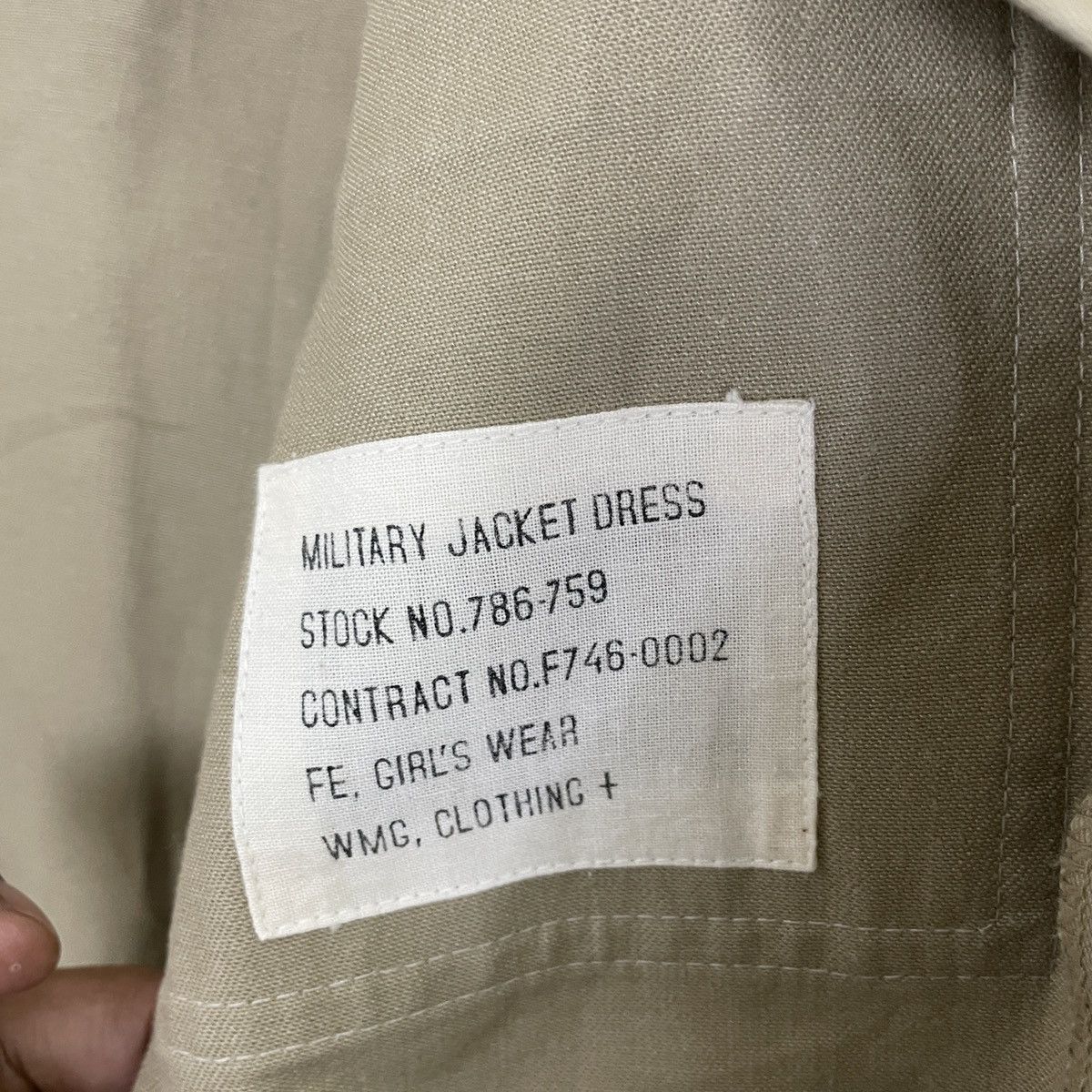 Vintage Vintage Military Jacket Dress Size US S / EU 44-46 / 1 - 5 Thumbnail