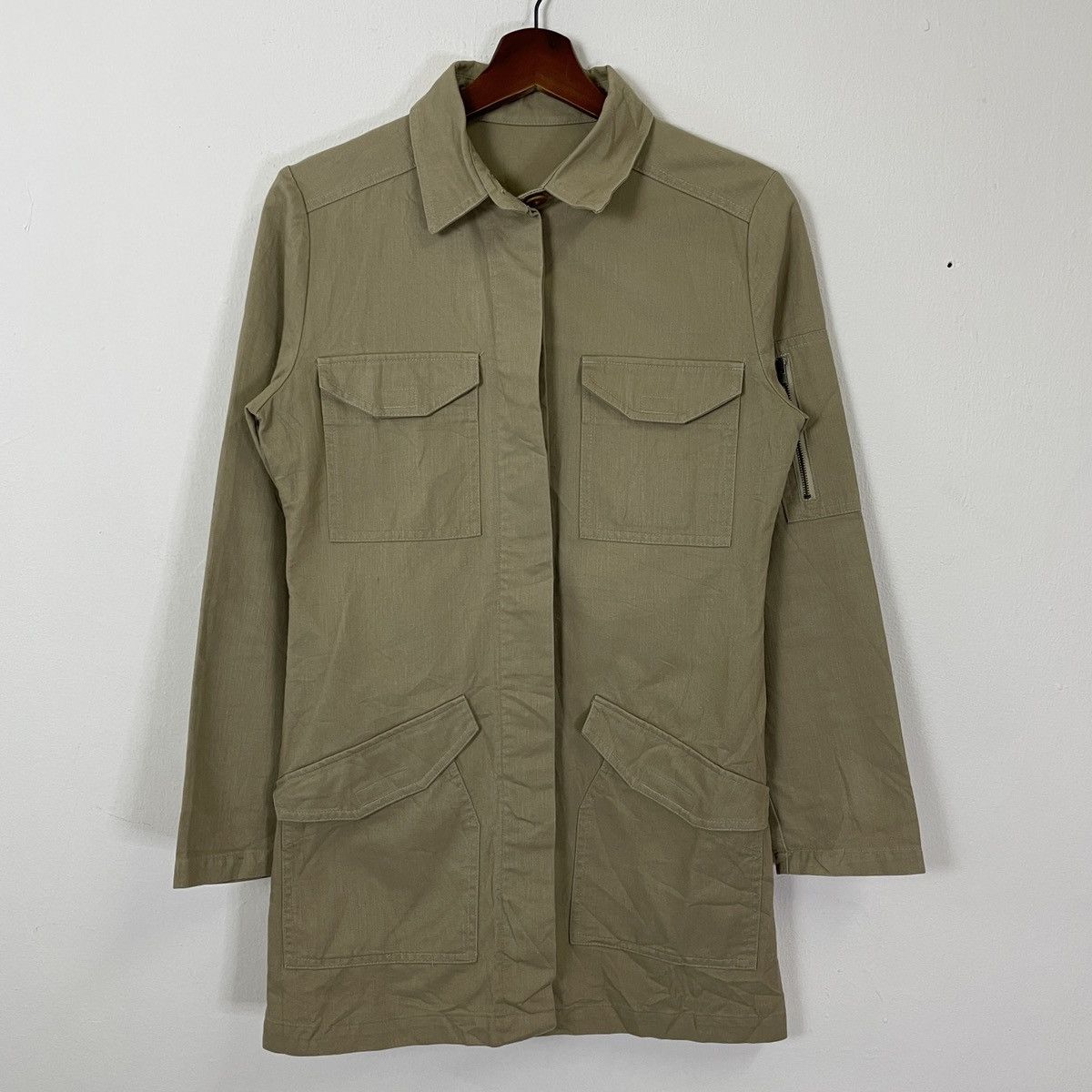 Vintage Vintage Military Jacket Dress Size US S / EU 44-46 / 1 - 1 Thumbnail