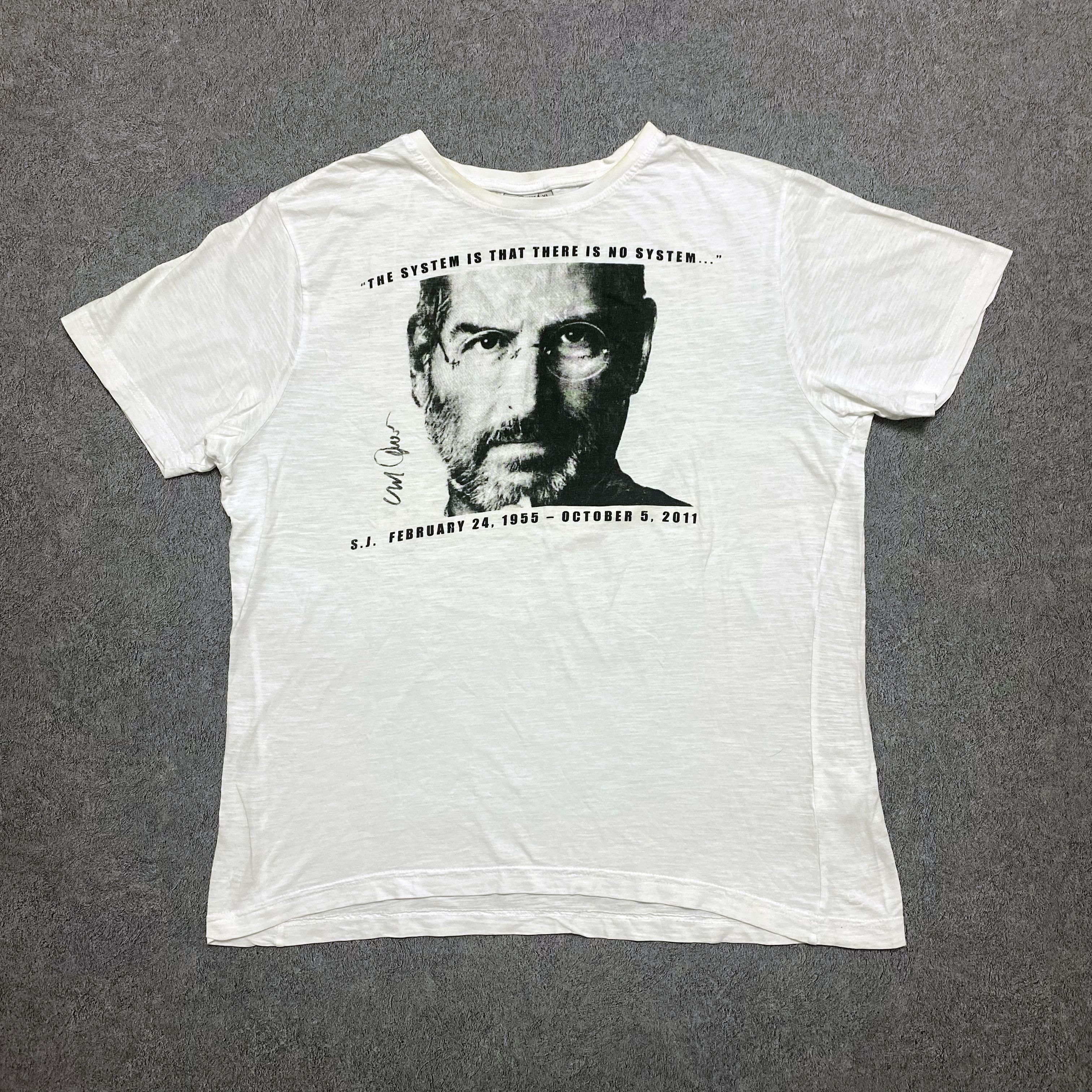 Apple Steve Jobs Vintage Apple T Shirt Size US L / EU 52-54 / 3 - 2 Thumbnail
