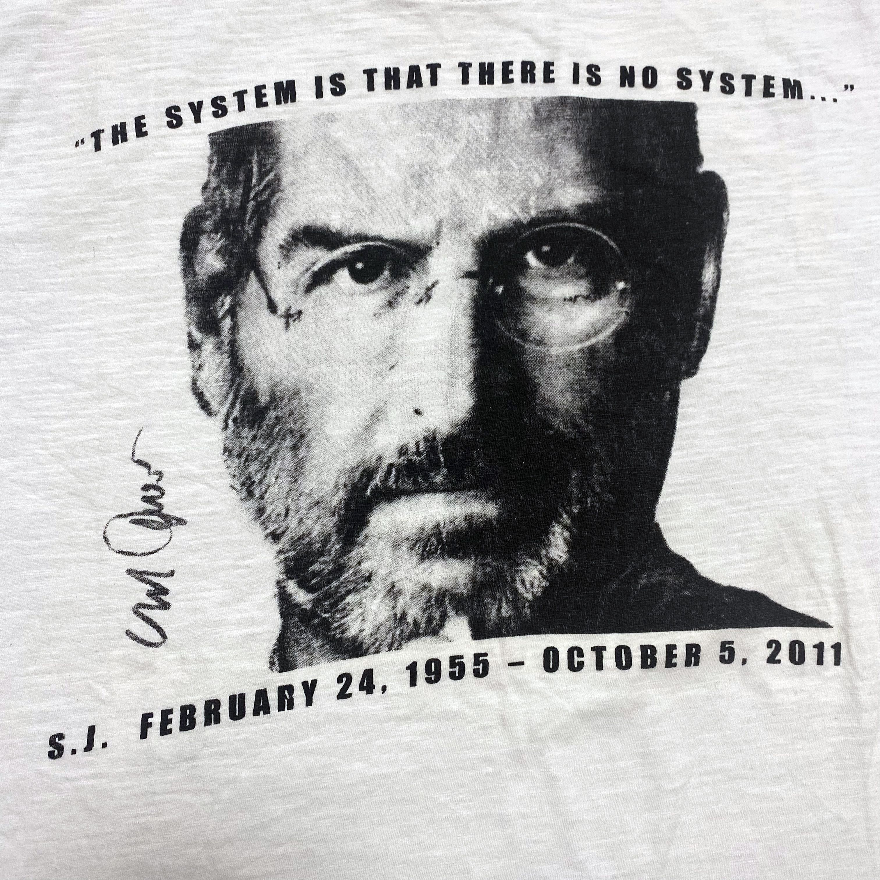 Apple Steve Jobs Vintage Apple T Shirt Size US L / EU 52-54 / 3 - 3 Thumbnail