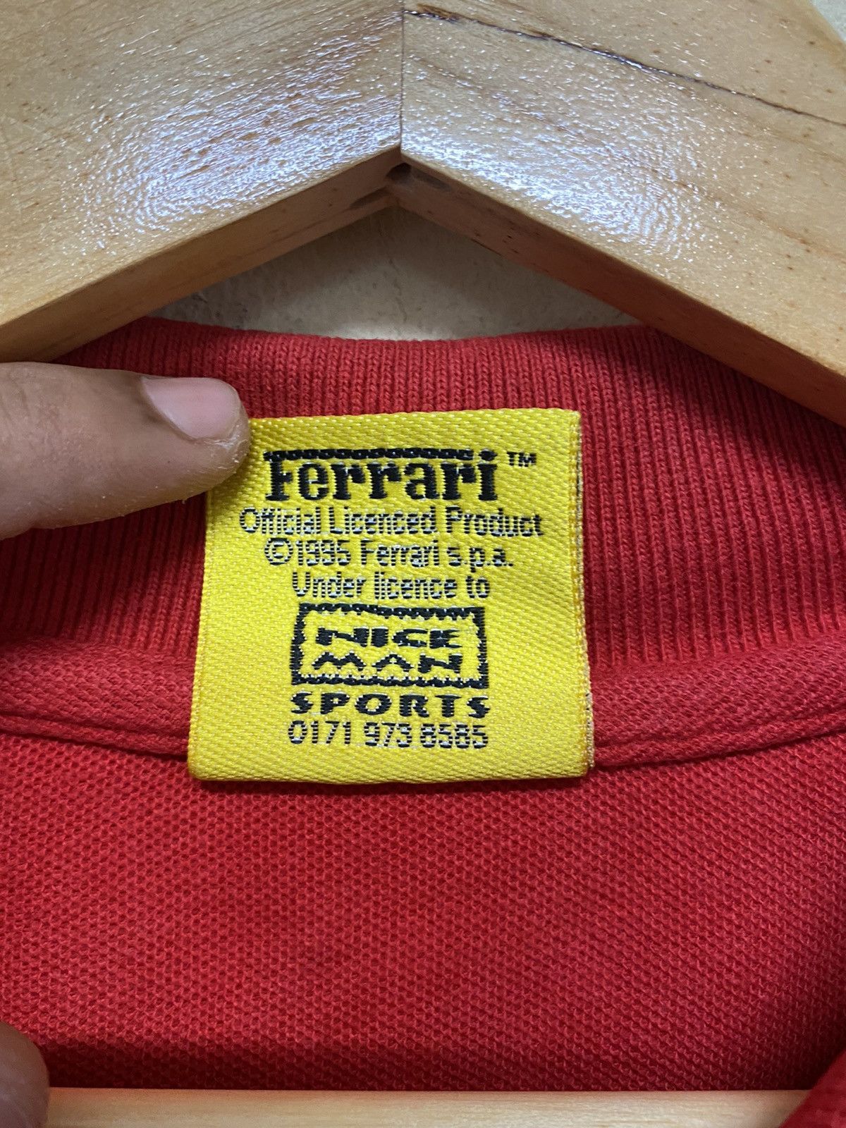 Ferrari Vintage THRASHED Ferrari 1995 Tshirt Size US XL / EU 56 / 4 - 5 Thumbnail