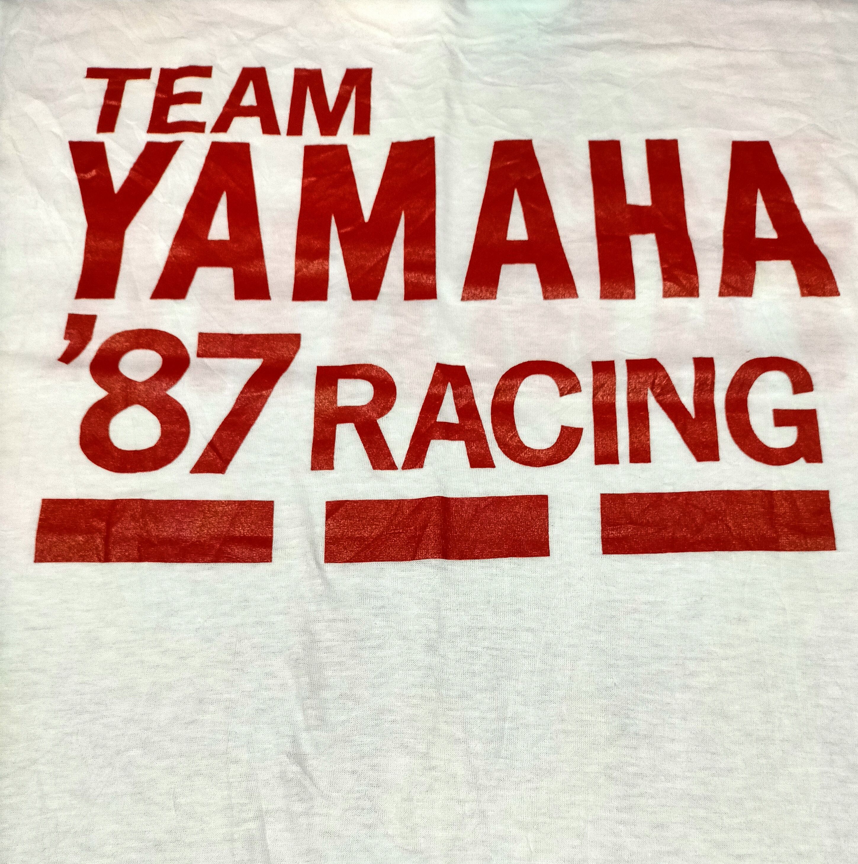 Vintage Vintage 80s Team Yamaha Racing Single Stich Tee Size US M / EU 48-50 / 2 - 5 Thumbnail