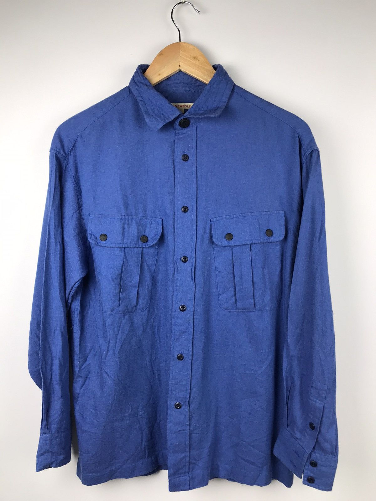 R.Newbold Vtg R.Newbold Tactical Pocket Shirt Size US L / EU 52-54 / 3 - 3 Thumbnail