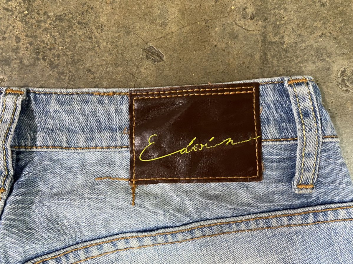 Edwin × Japanese Brand Edwin Regular Tapered Distressed Jeans Size US 31 - 12 Thumbnail