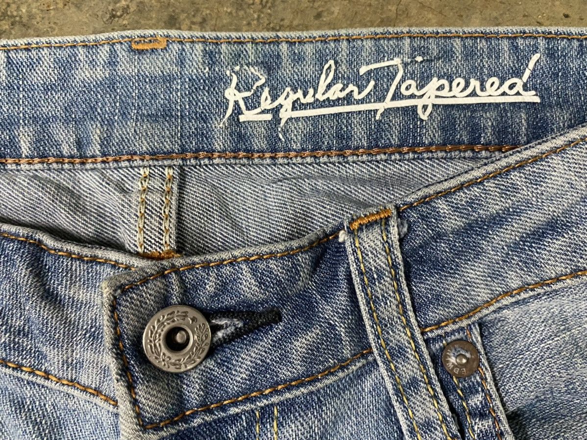 Edwin × Japanese Brand Edwin Regular Tapered Distressed Jeans Size US 31 - 5 Thumbnail