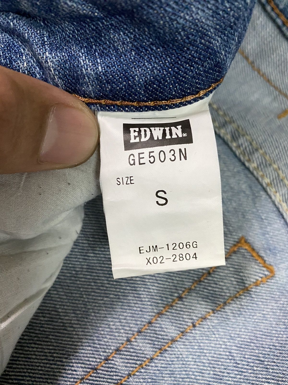 Edwin × Japanese Brand Edwin Regular Tapered Distressed Jeans Size US 31 - 7 Thumbnail