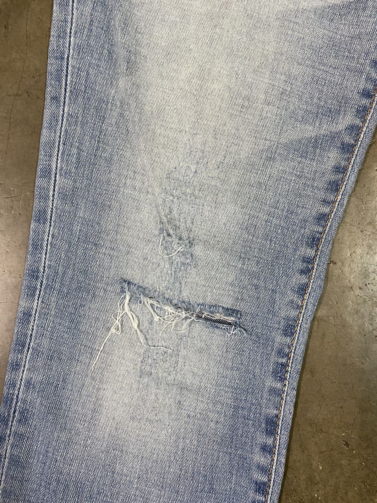 Edwin × Japanese Brand Edwin Regular Tapered Distressed Jeans Size US 31 - 2 Thumbnail