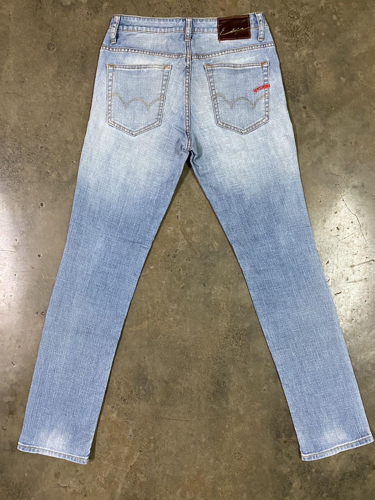 Edwin × Japanese Brand Edwin Regular Tapered Distressed Jeans Size US 31 - 9 Thumbnail
