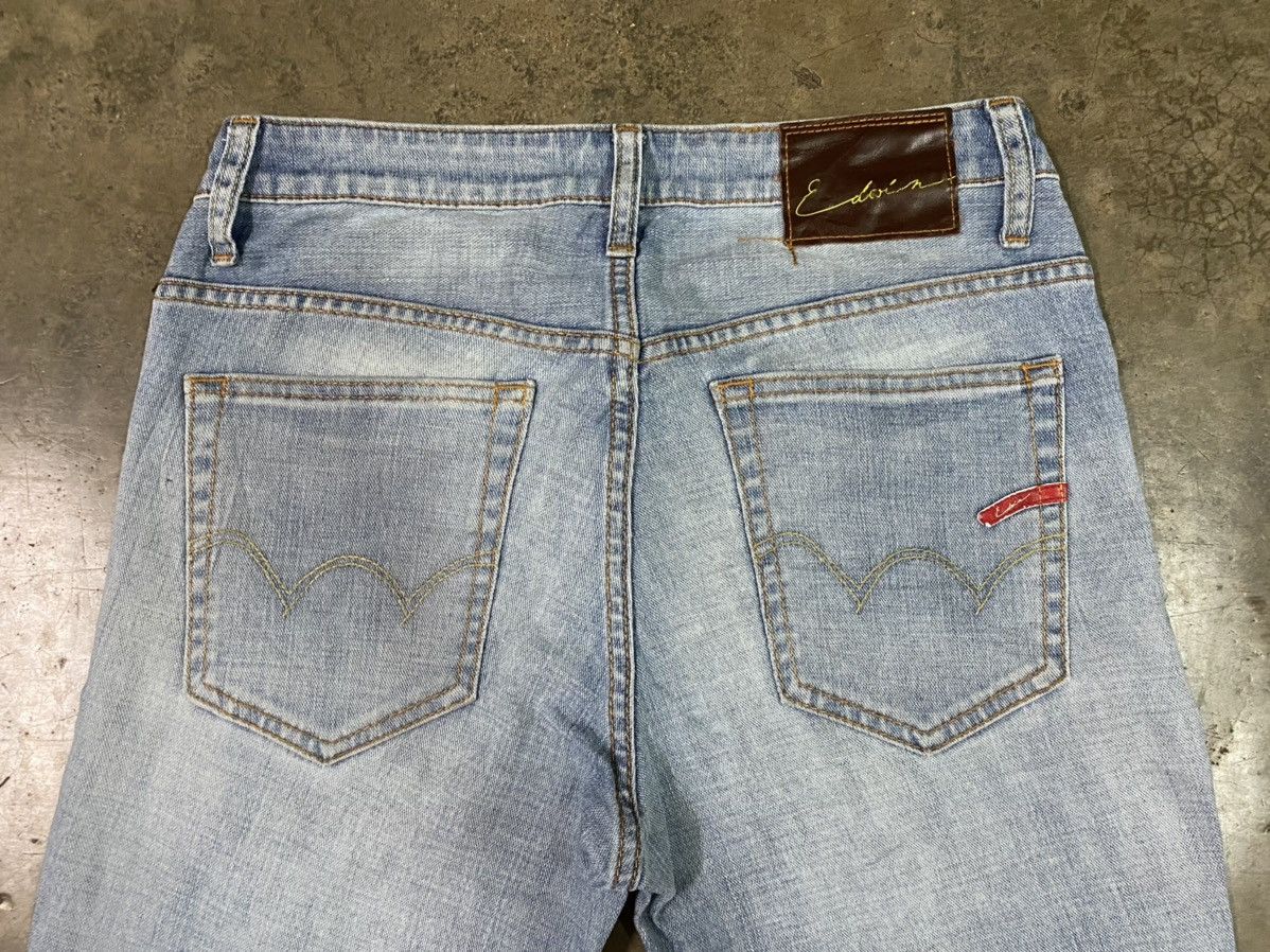 Edwin × Japanese Brand Edwin Regular Tapered Distressed Jeans Size US 31 - 10 Thumbnail