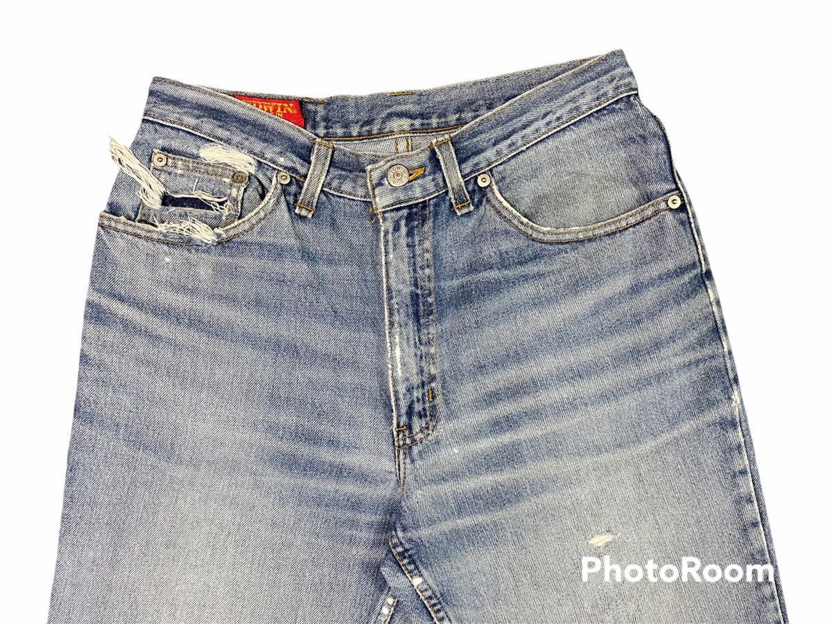 Edwin Edwin Red Tag Made In USA Distressed Denim Size US 29 - 3 Thumbnail