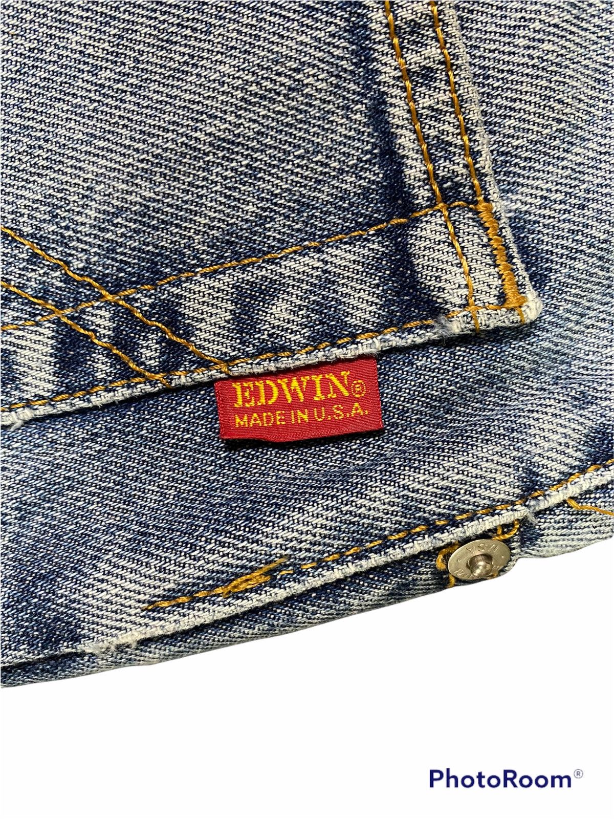 Edwin Edwin Red Tag Made In USA Distressed Denim Size US 29 - 11 Thumbnail