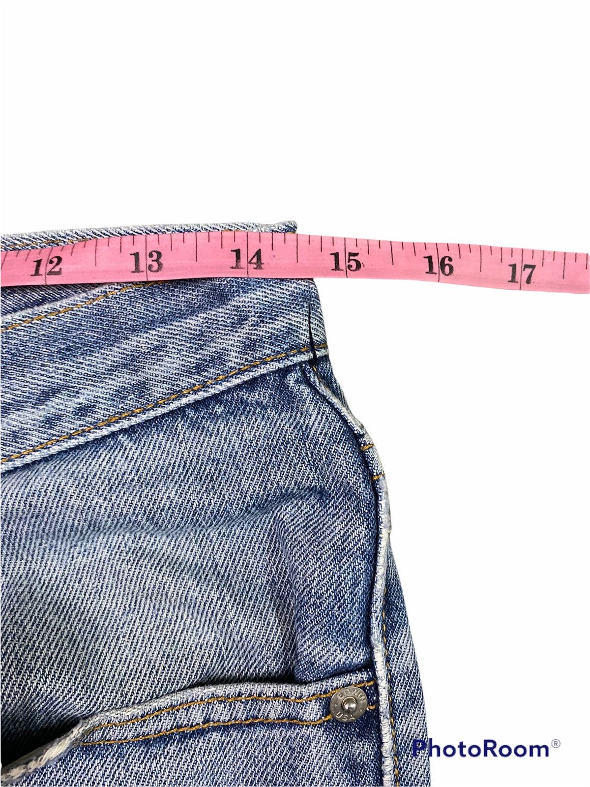 Edwin Edwin Red Tag Made In USA Distressed Denim Size US 29 - 16 Thumbnail