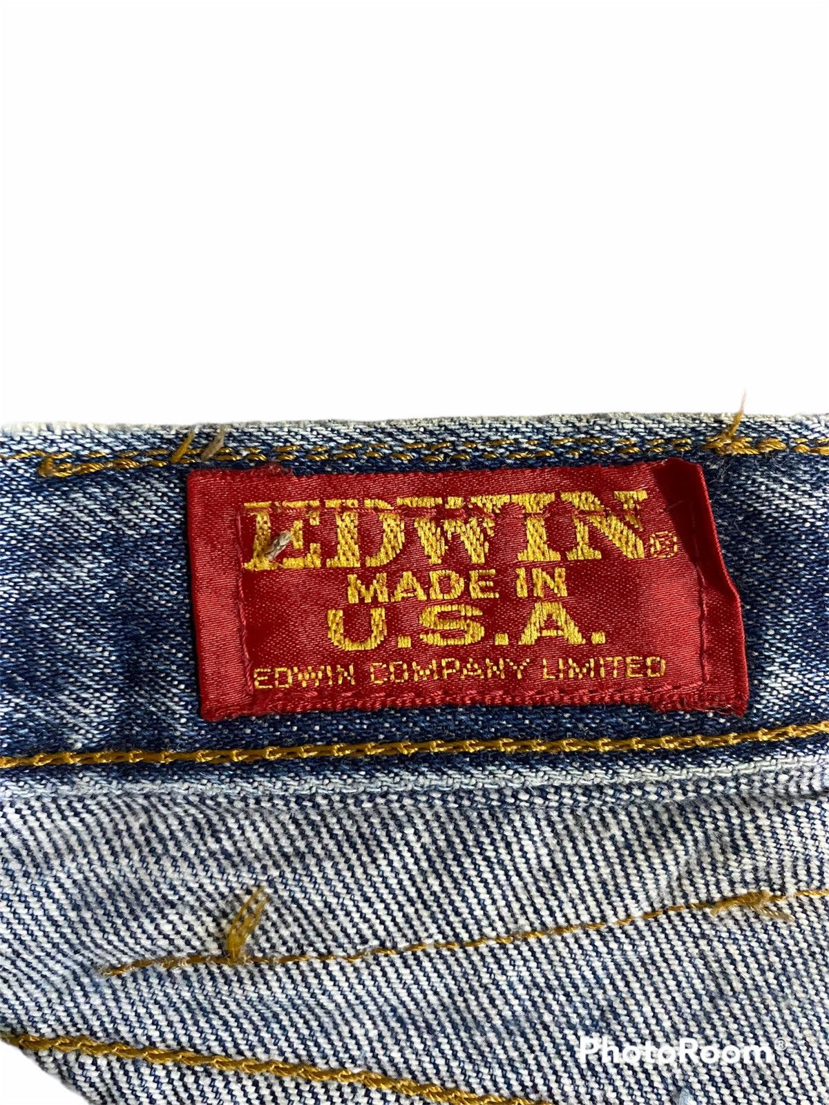 Edwin Edwin Red Tag Made In USA Distressed Denim Size US 29 - 5 Thumbnail