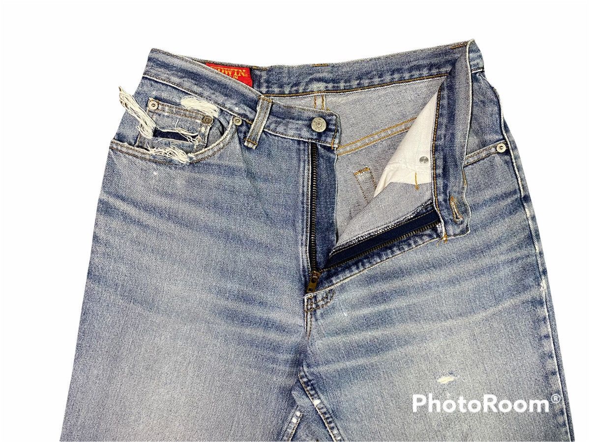 Edwin Edwin Red Tag Made In USA Distressed Denim Size US 29 - 4 Thumbnail