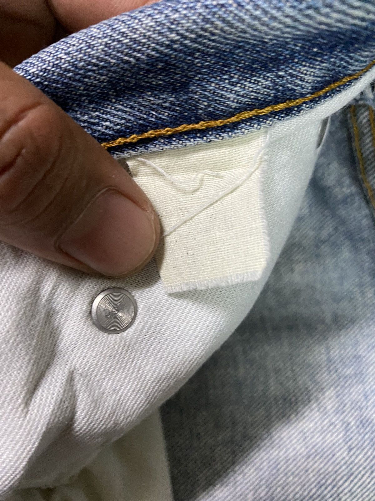 Edwin Edwin Red Tag Made In USA Distressed Denim Size US 29 - 7 Thumbnail