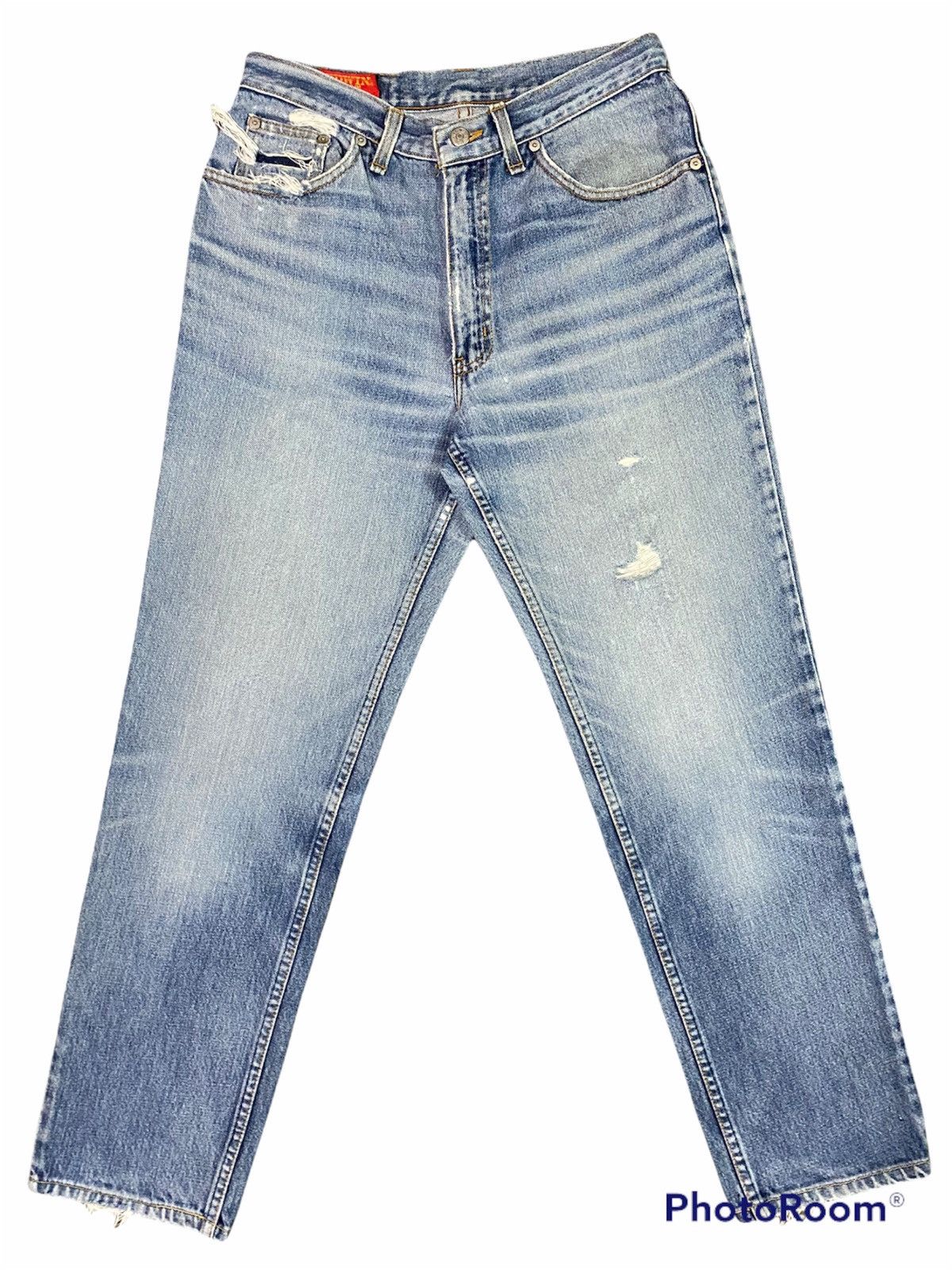 Edwin Edwin Red Tag Made In USA Distressed Denim Size US 29 - 1 Thumbnail