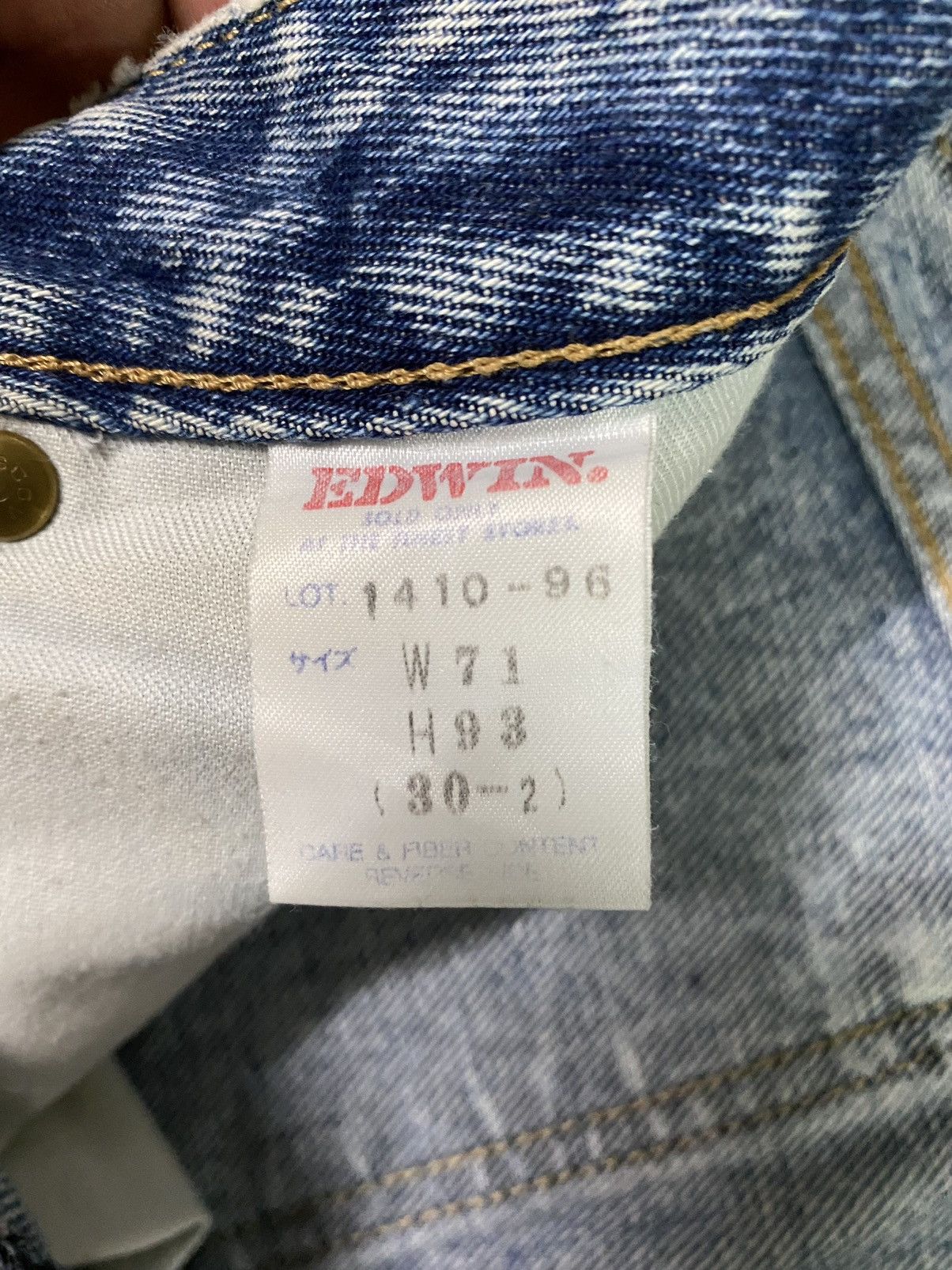 Edwin Vintage Edwin Blue Wash International Basic Jeans Size US 28 / EU 44 - 9 Thumbnail