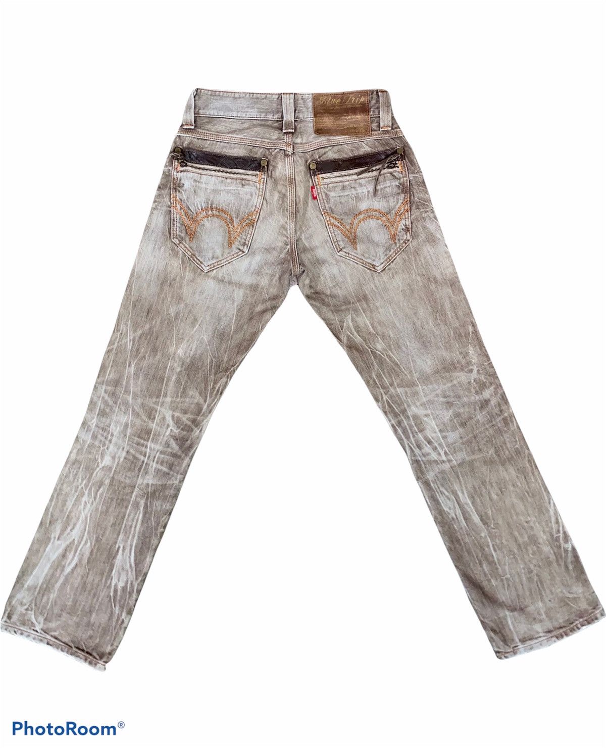 Edwin Edwin 503 Blue Trip Denim Inspired By Amiri Size US 31 - 2 Thumbnail