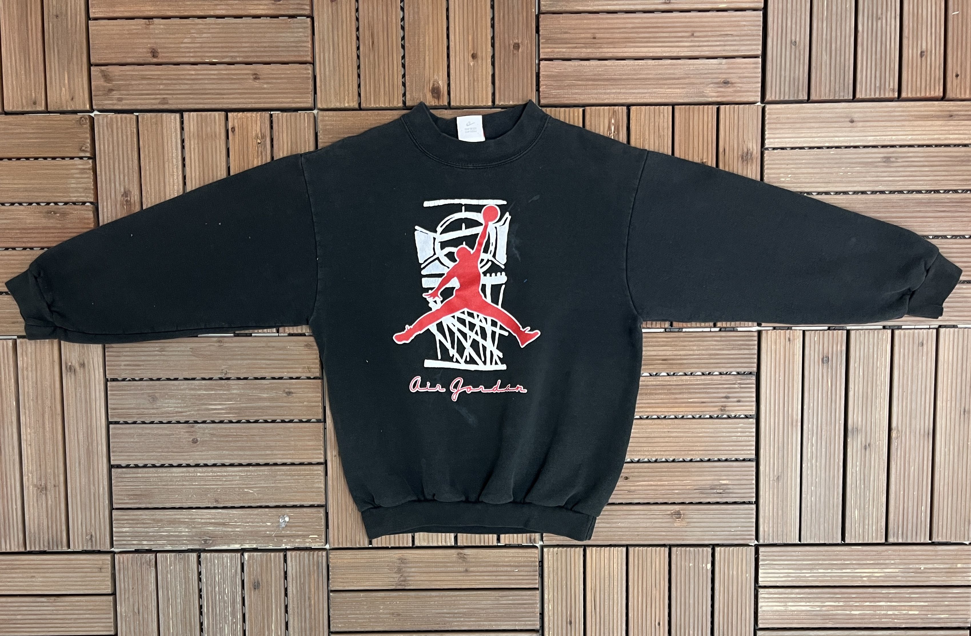 Jordan Brand Air Jordan by Nike Vintage Made in USA Crewneck Sweater Size US S / EU 44-46 / 1 - 6 Thumbnail