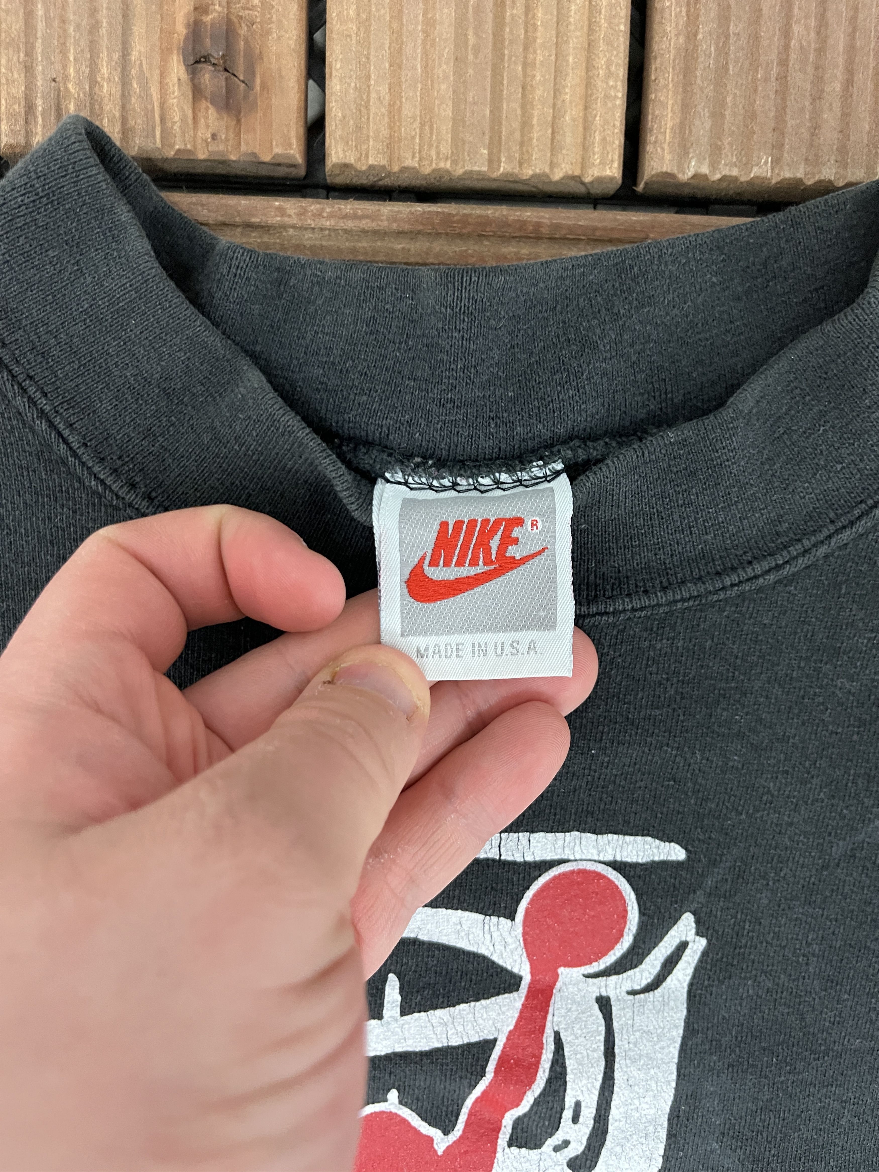Jordan Brand Air Jordan by Nike Vintage Made in USA Crewneck Sweater Size US S / EU 44-46 / 1 - 7 Thumbnail