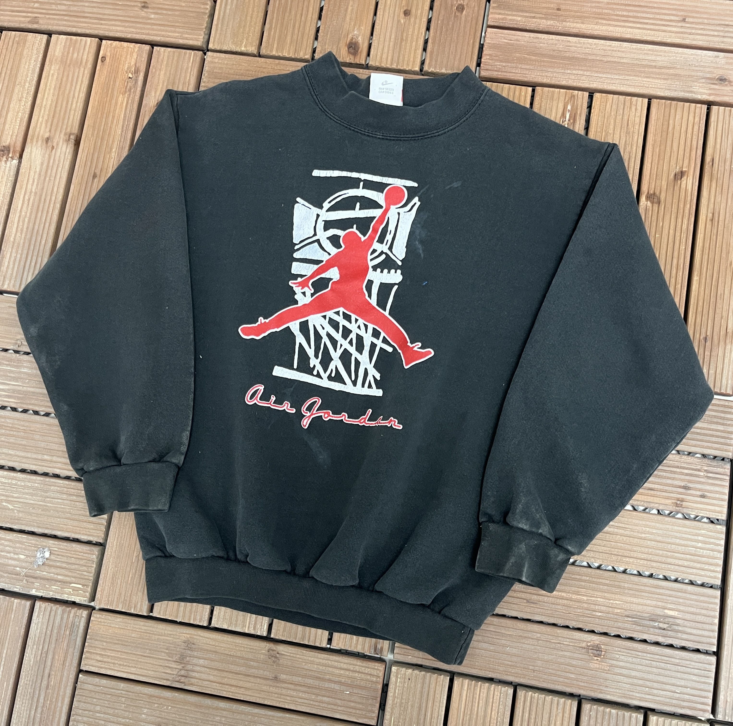 Jordan Brand Air Jordan by Nike Vintage Made in USA Crewneck Sweater Size US S / EU 44-46 / 1 - 3 Thumbnail