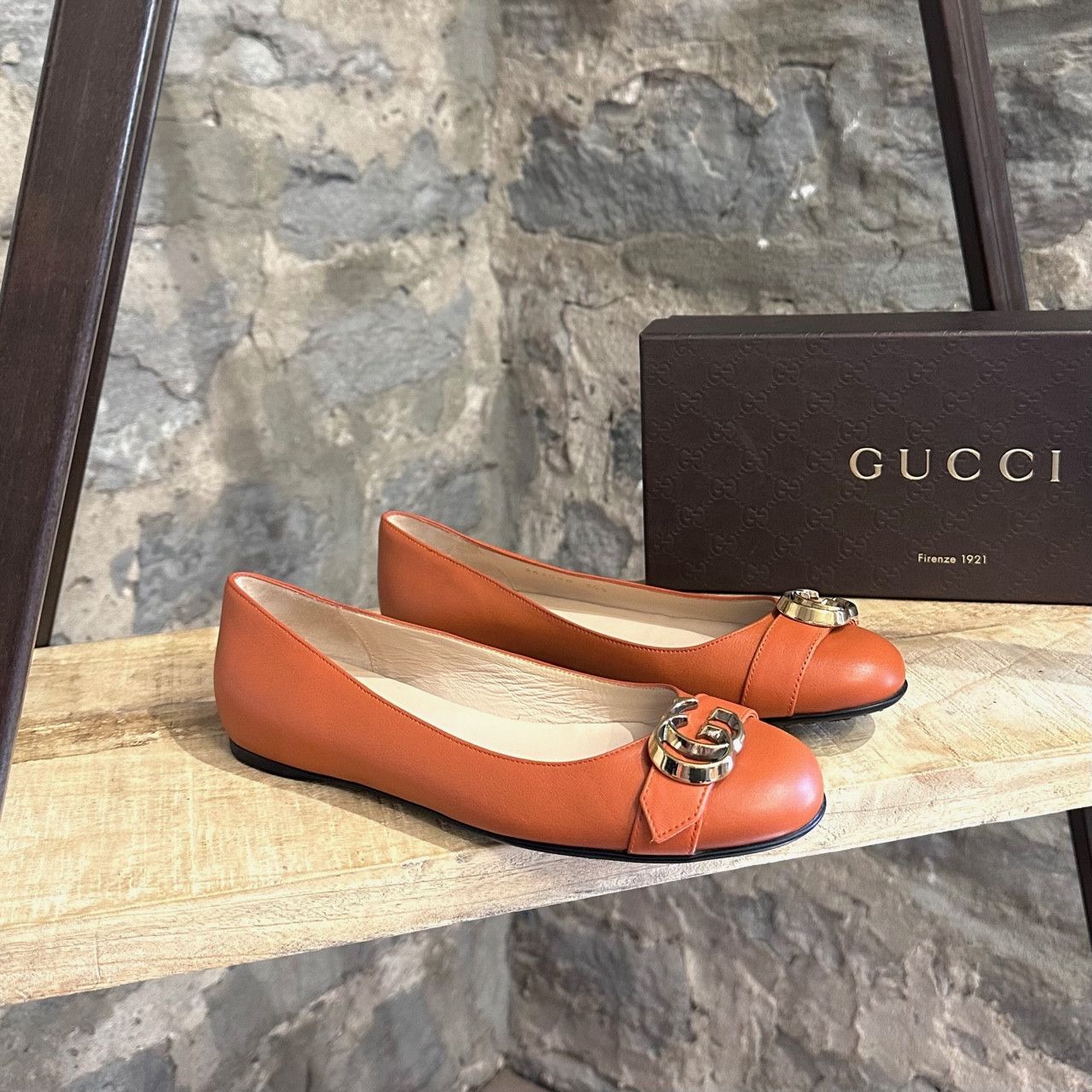 knee length dresses for ladies Gucci Tan Leather Lace-Up Dress main image 1