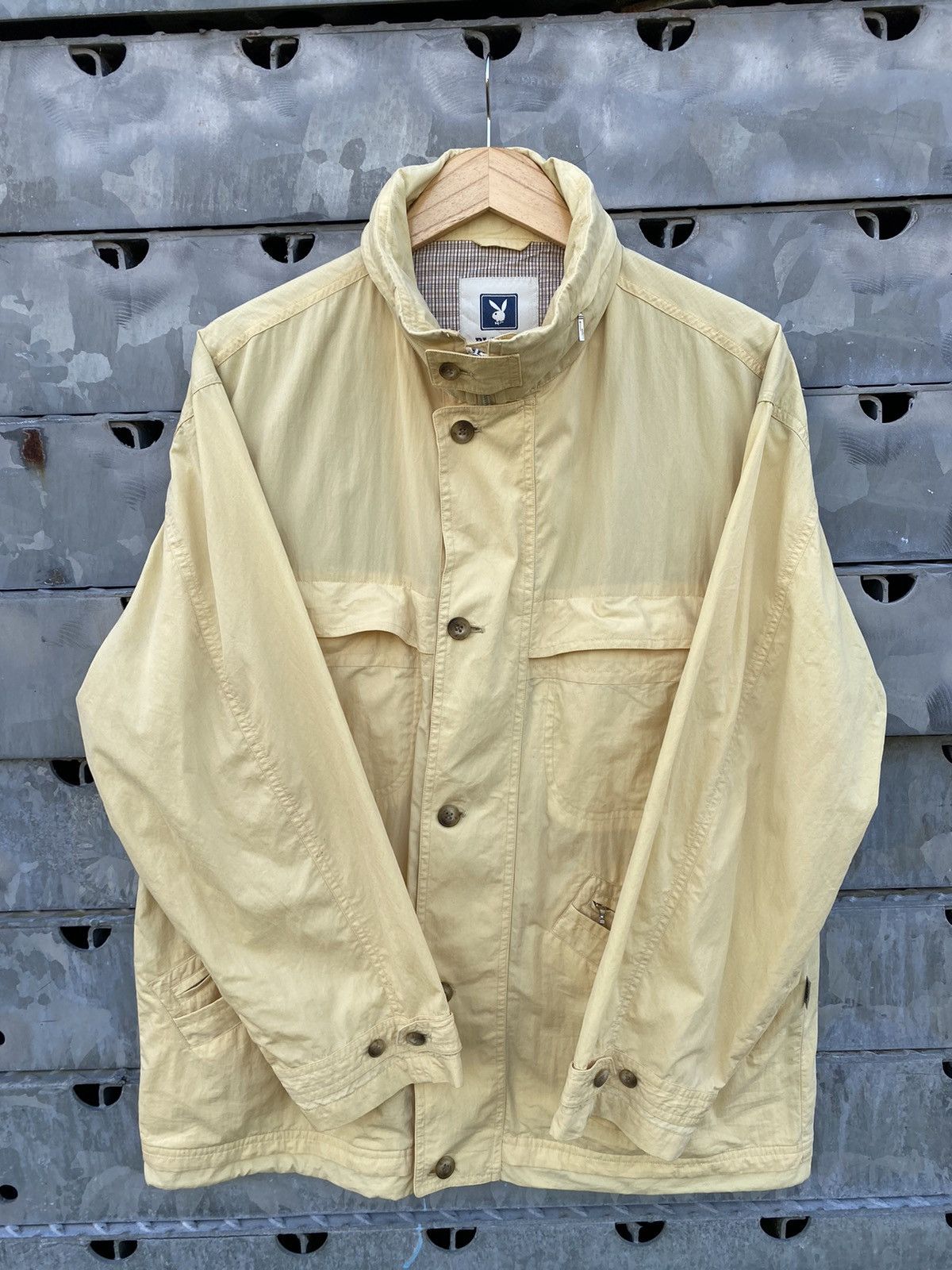 Playboy × Vintage Vintage Playboy Yellow Light Jacket Size US L / EU 52-54 / 3 - 1 Thumbnail