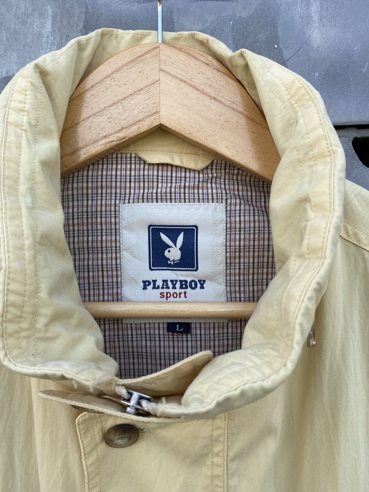 Playboy × Vintage Vintage Playboy Yellow Light Jacket Size US L / EU 52-54 / 3 - 3 Thumbnail