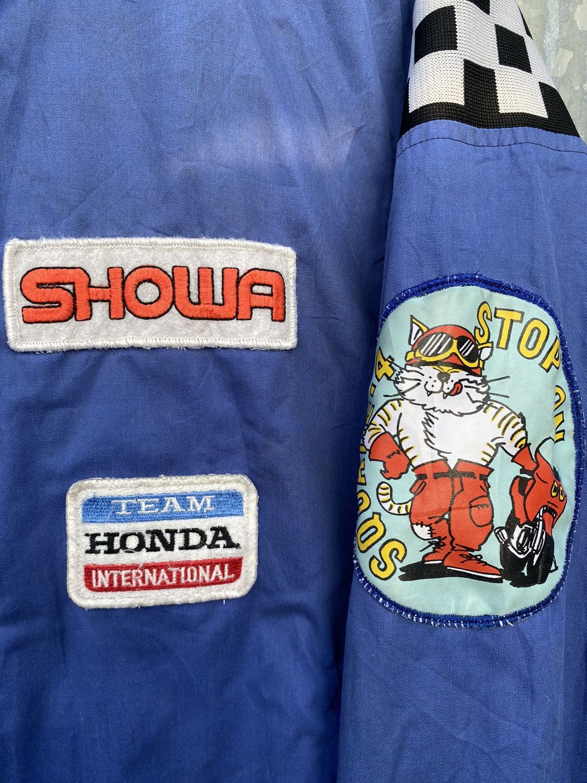 Japanese Brand Vintage THRASHED S4 Racing Motorsport Musashi TT Club Size US L / EU 52-54 / 3 - 4 Thumbnail