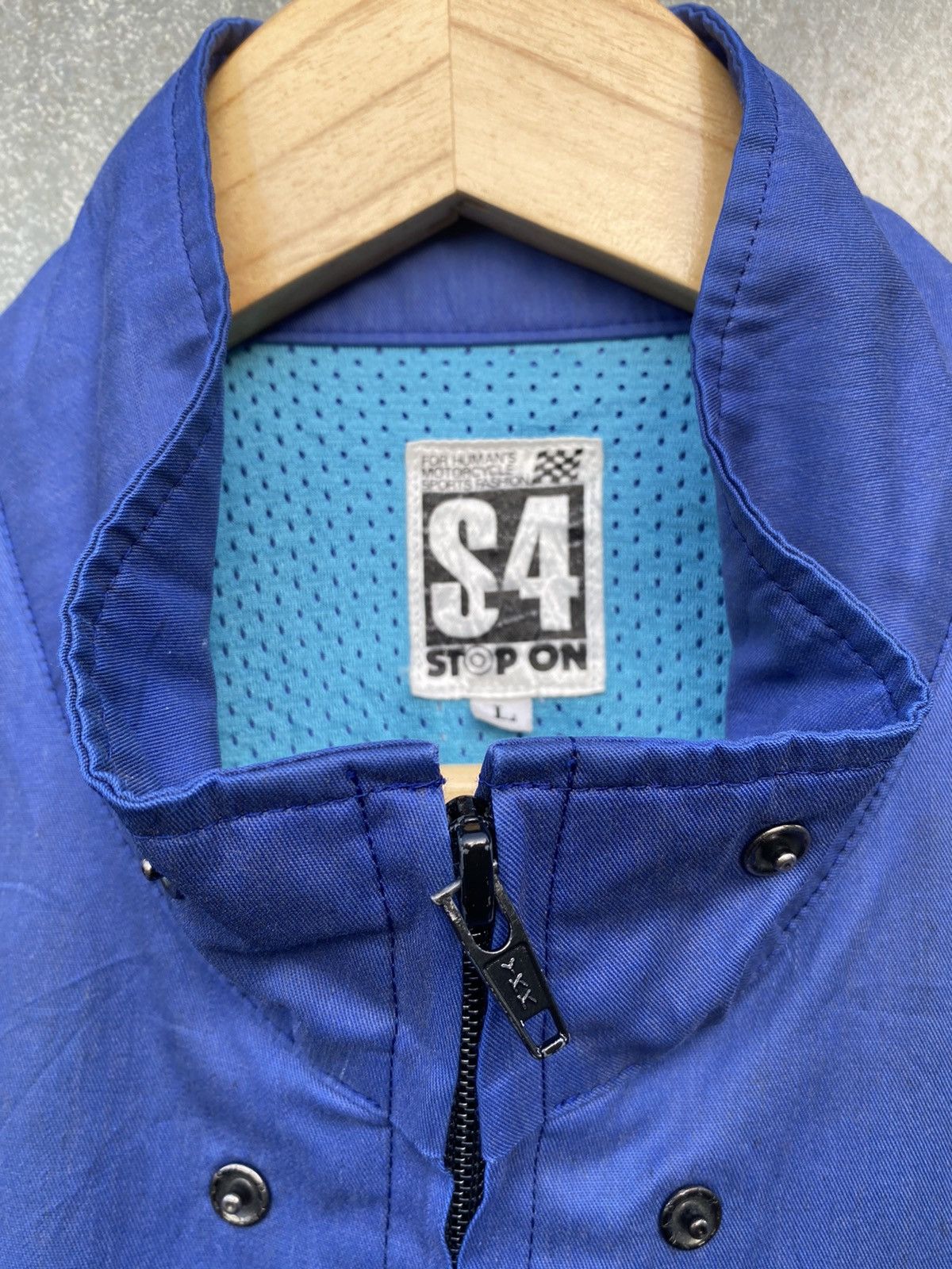 Japanese Brand Vintage THRASHED S4 Racing Motorsport Musashi TT Club Size US L / EU 52-54 / 3 - 3 Thumbnail