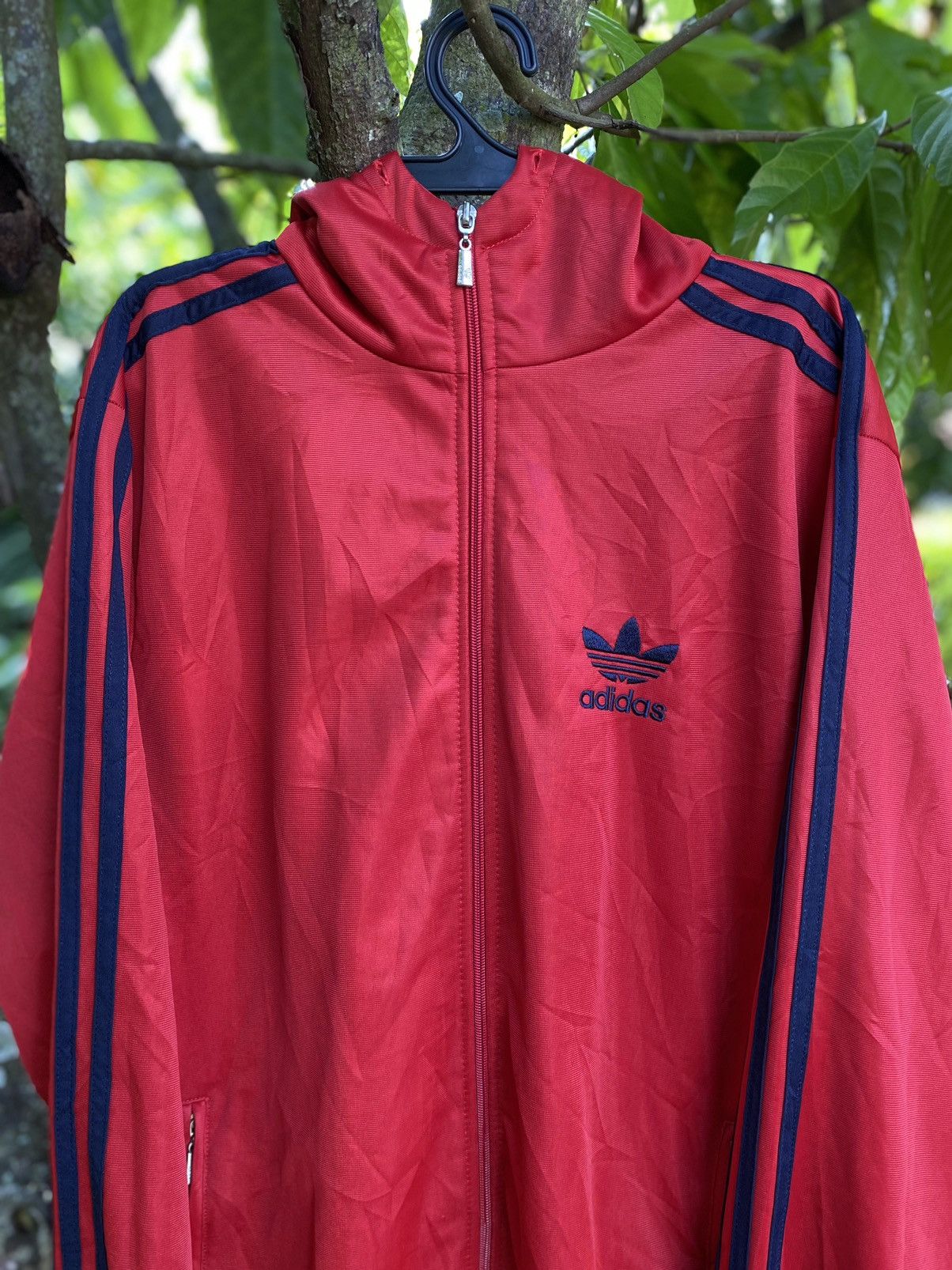 Adidas × Vintage Vintage Y2K Adidas Treefoil Sportswear Hoodie Zip Up Size US XL / EU 56 / 4 - 2 Thumbnail