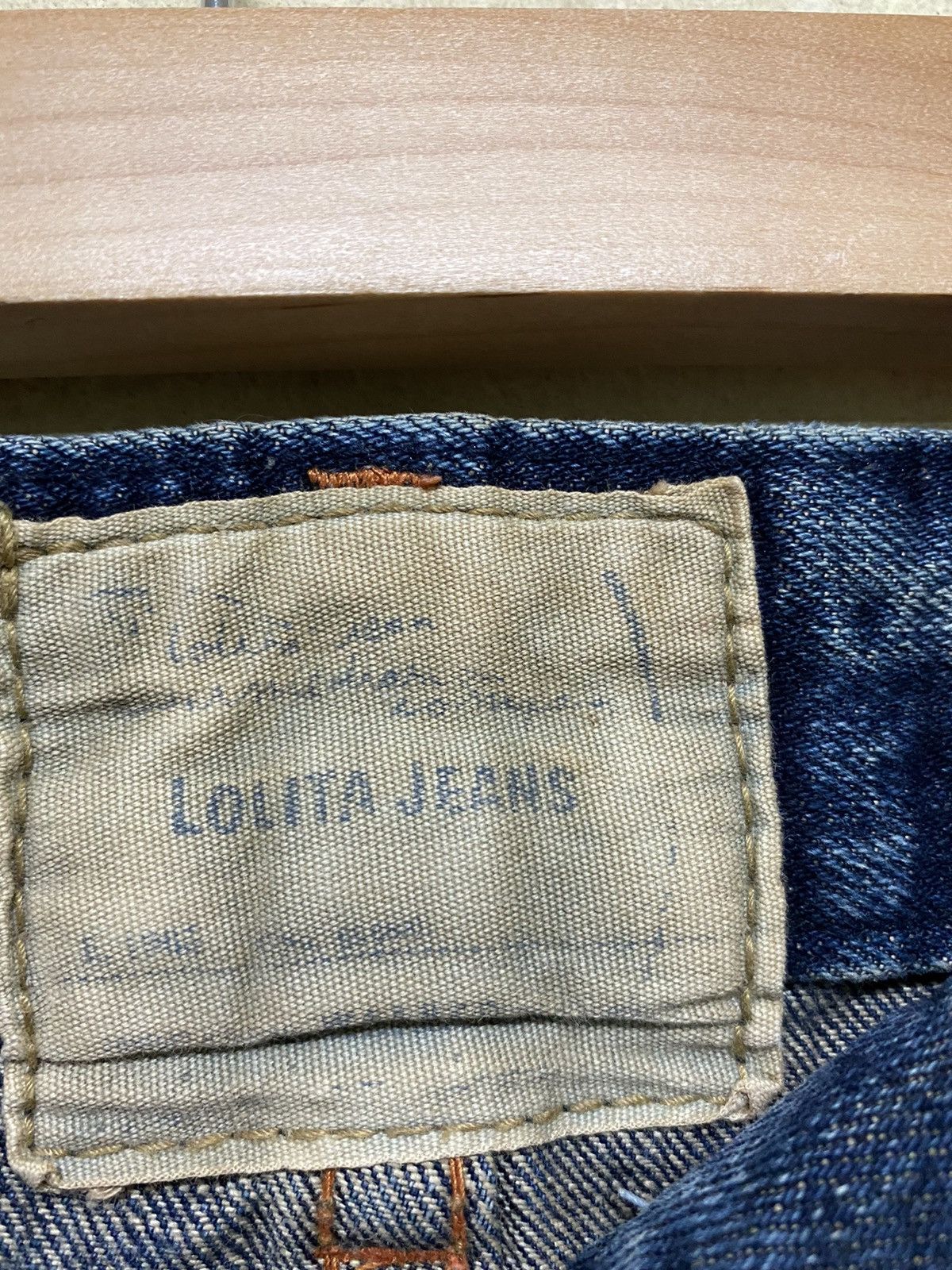 Japanese Brand Vintage LOLITA Jeans Embroidery And Zipper Pocket Size US 31 - 6 Thumbnail