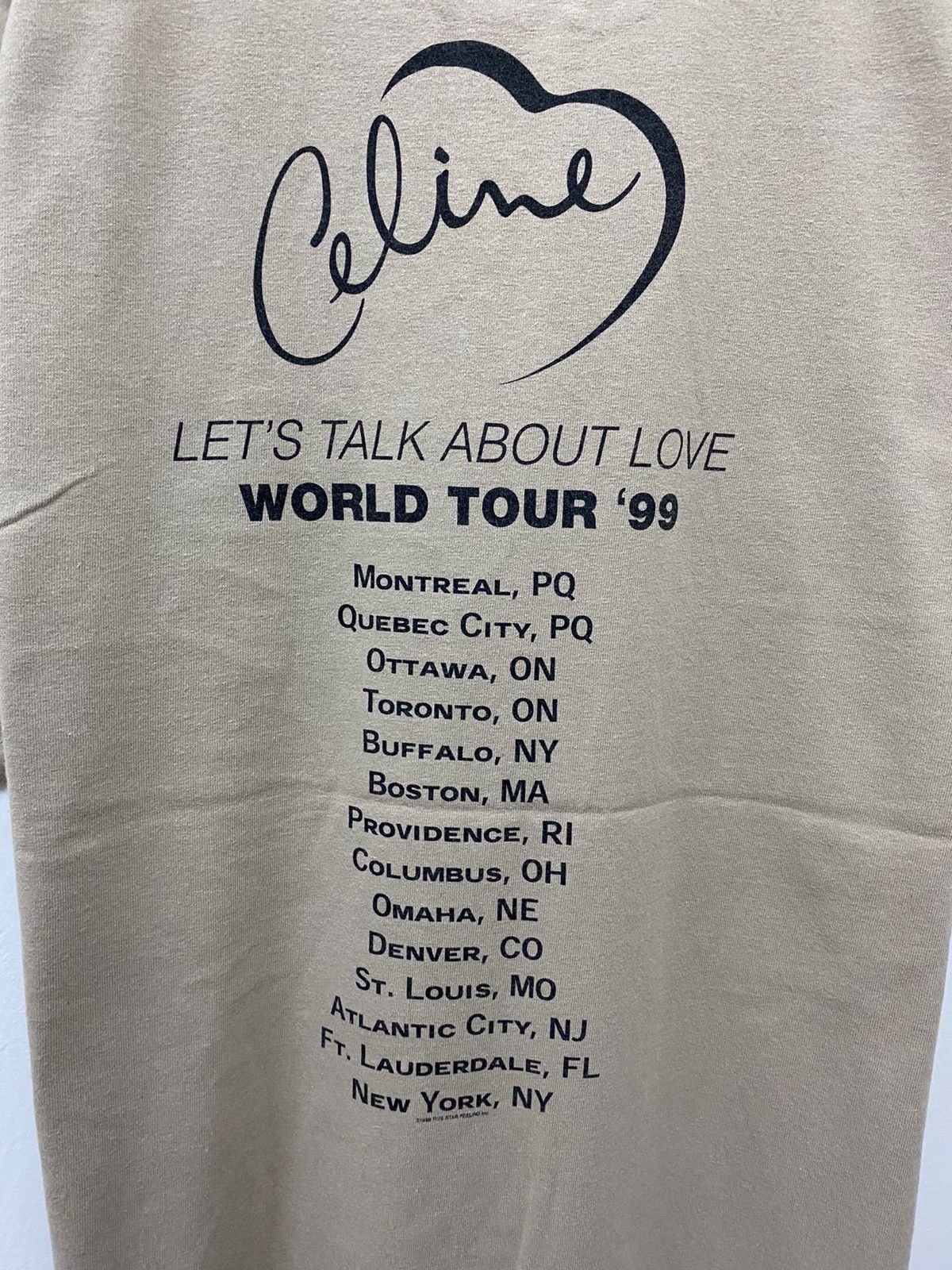 Band Tees × Vintage Vintage Solo Singer Celine Dion World Tour 1999🔥🔥 Size US L / EU 52-54 / 3 - 9 Thumbnail