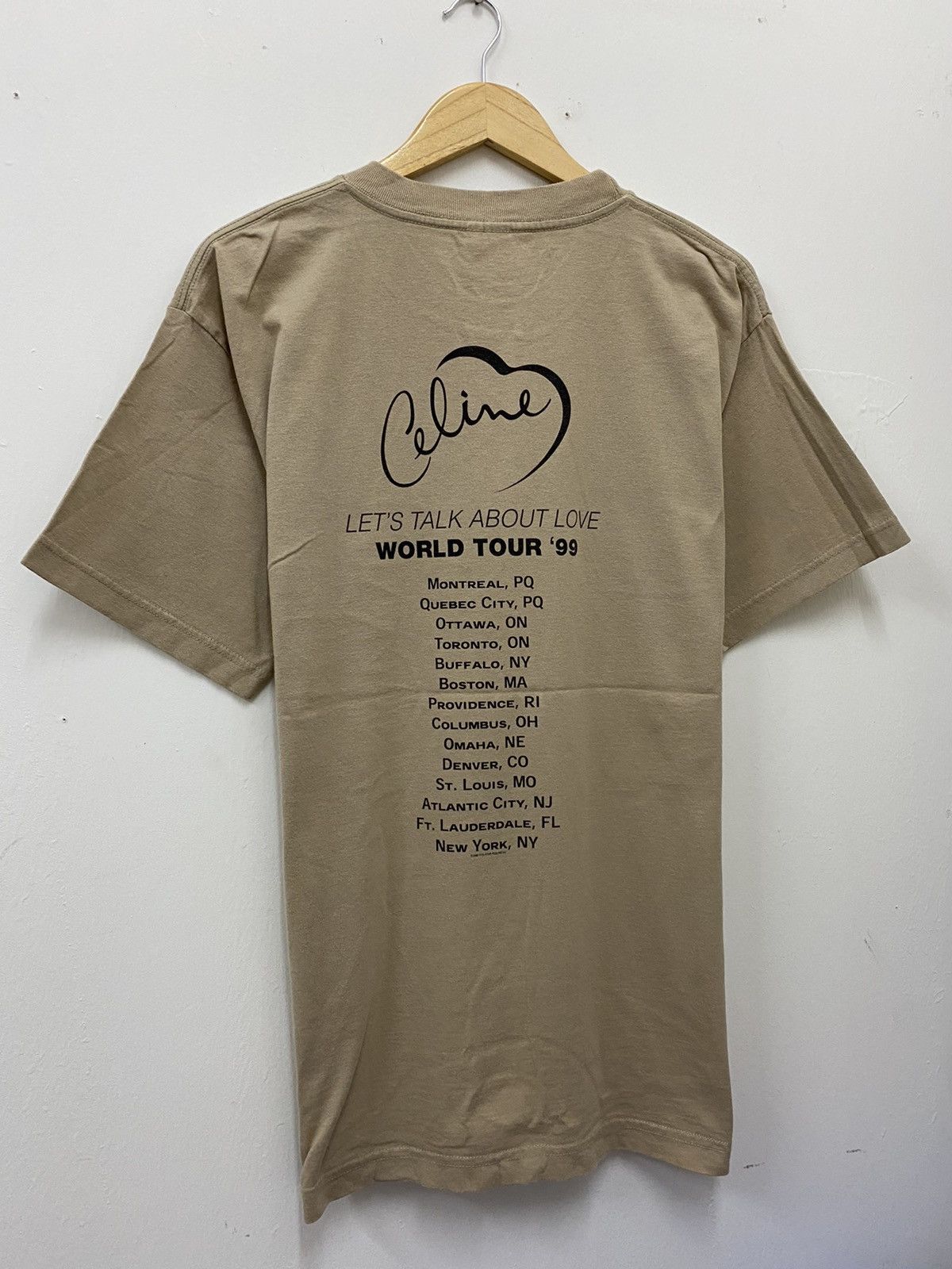 Band Tees × Vintage Vintage Solo Singer Celine Dion World Tour 1999🔥🔥 Size US L / EU 52-54 / 3 - 7 Thumbnail