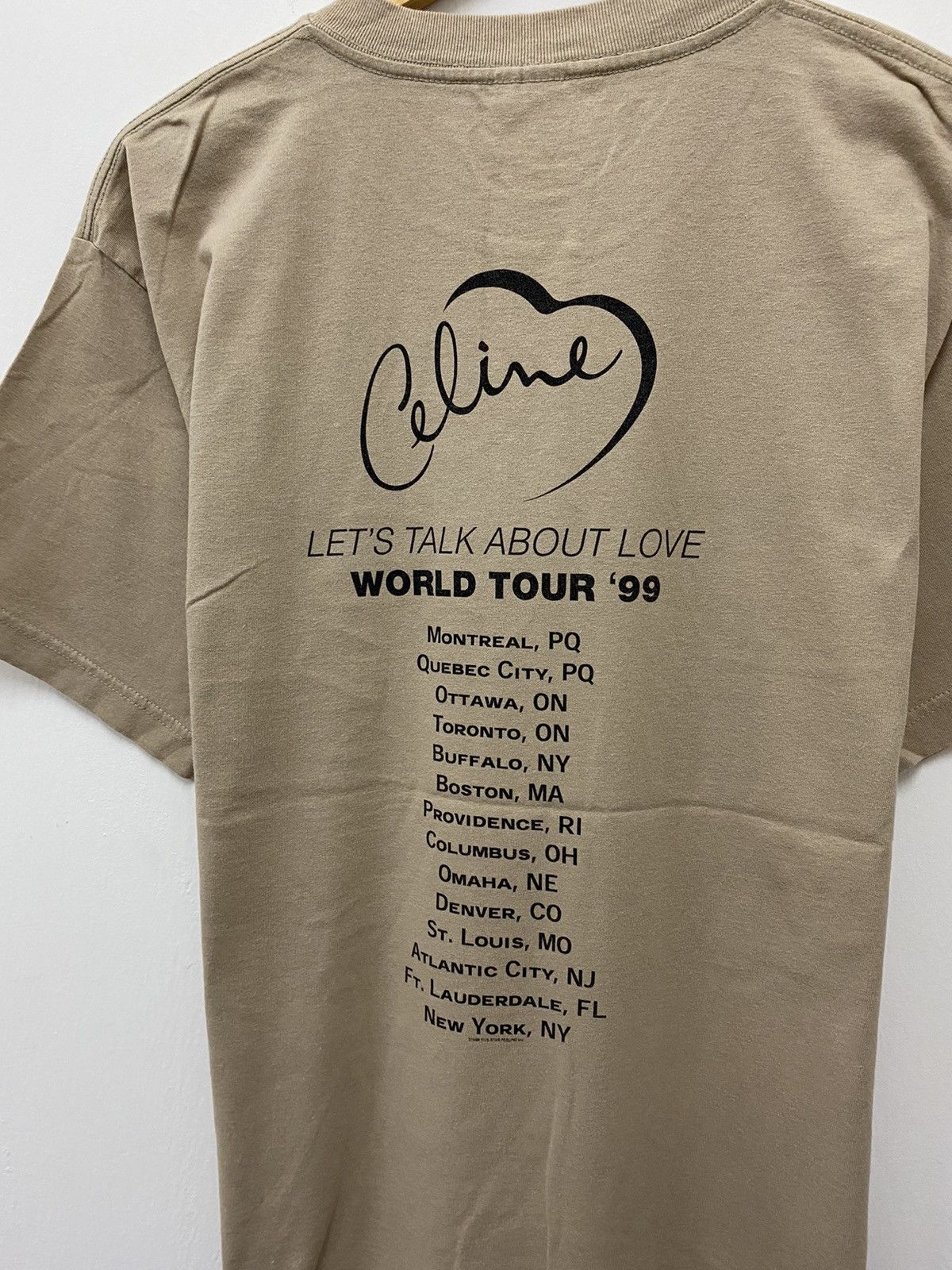 Band Tees × Vintage Vintage Solo Singer Celine Dion World Tour 1999🔥🔥 Size US L / EU 52-54 / 3 - 8 Thumbnail