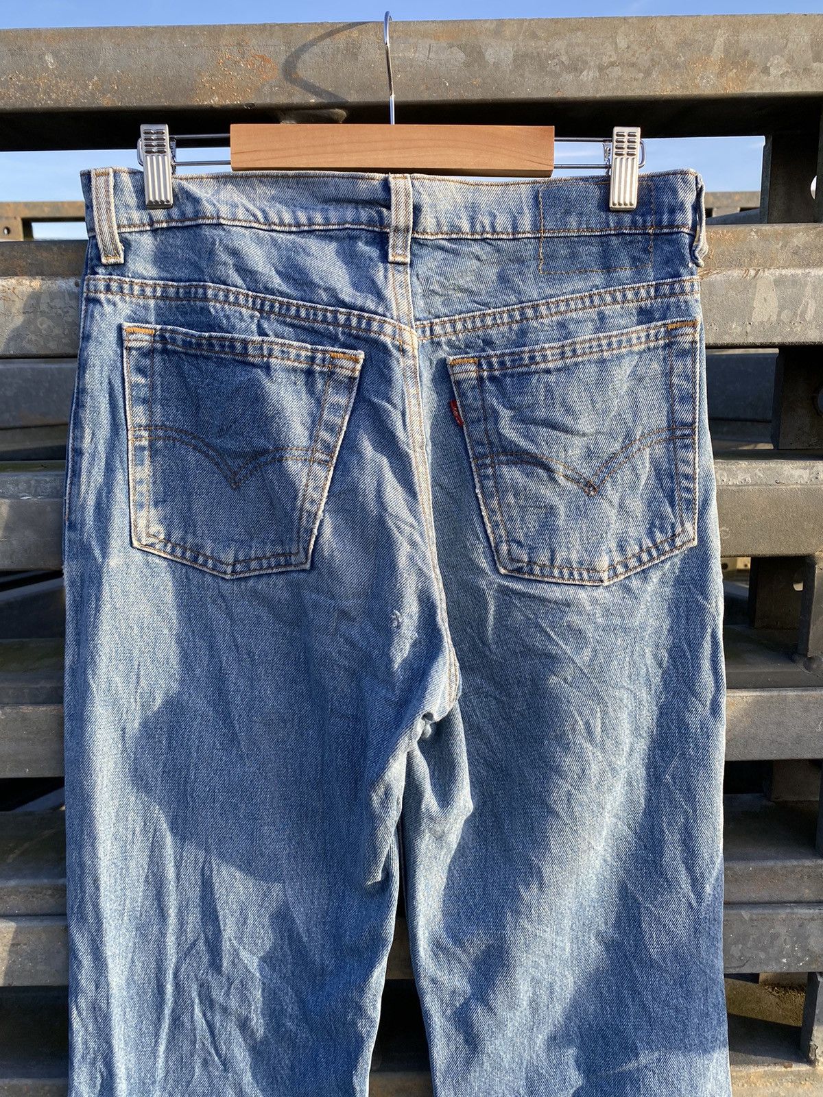 Levi's Vintage THRASHED LEVIS 501 Blue Distressed Denim Size US 30 / EU 46 - 5 Thumbnail