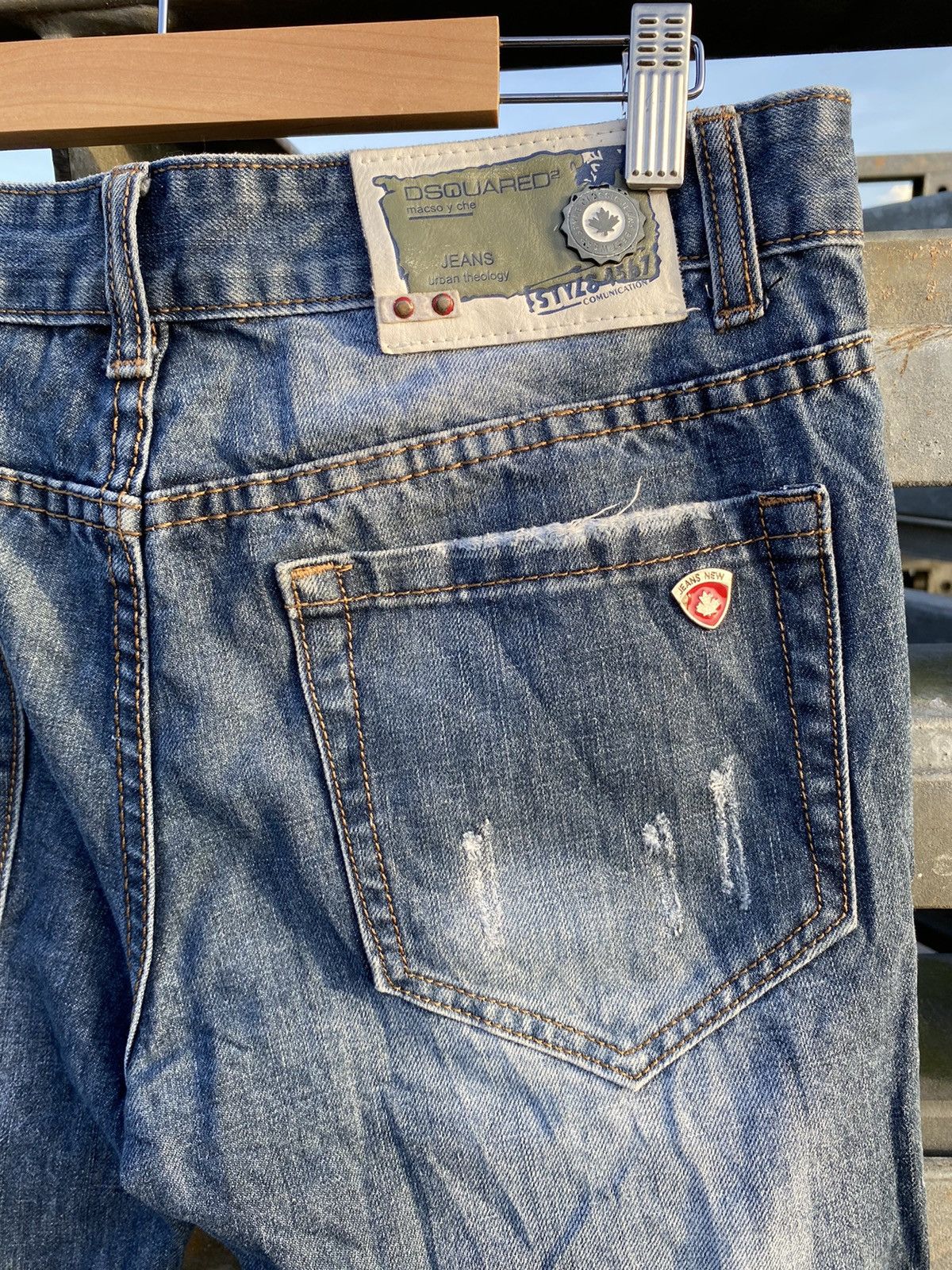 Dsquared2 Vintage Dsquared THRASHED Distressed Denim Jeans Size US 30 / EU 46 - 7 Thumbnail