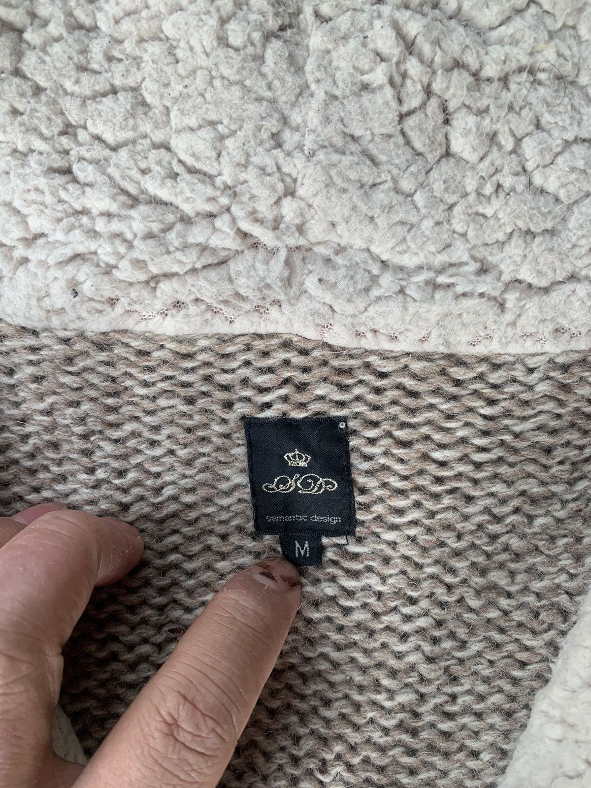 Japanese Brand Semantic Design Knit Cardigan Jacket Size M / US 6-8 / IT 42-44 - 3 Thumbnail