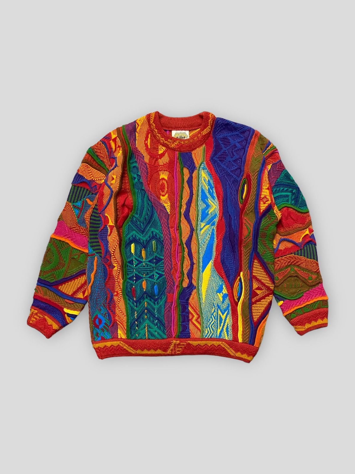 Coogi × Vintage Vintage 90s Aklanda Coogi Style 3D Cable