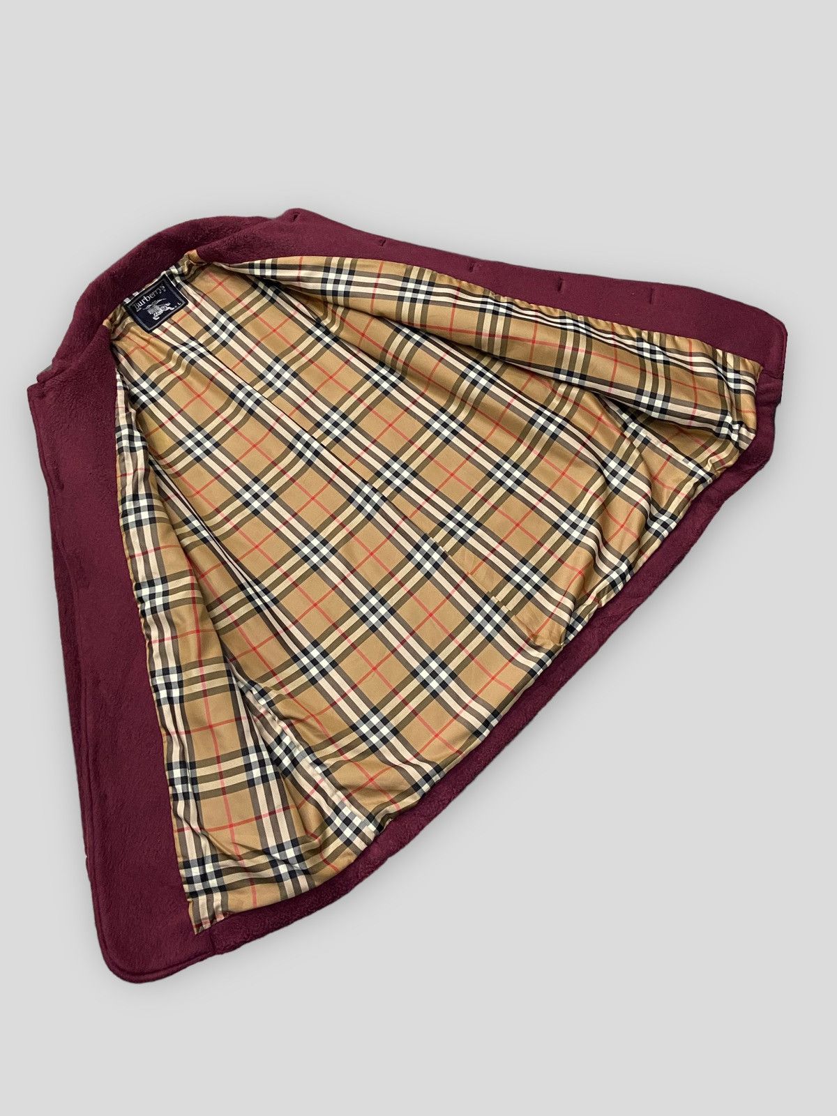 Burberry × Vintage Vintage Burberrys Nova Check Fleece Chore Jacket FW 1989 Size US M / EU 48-50 / 2 - 4 Thumbnail