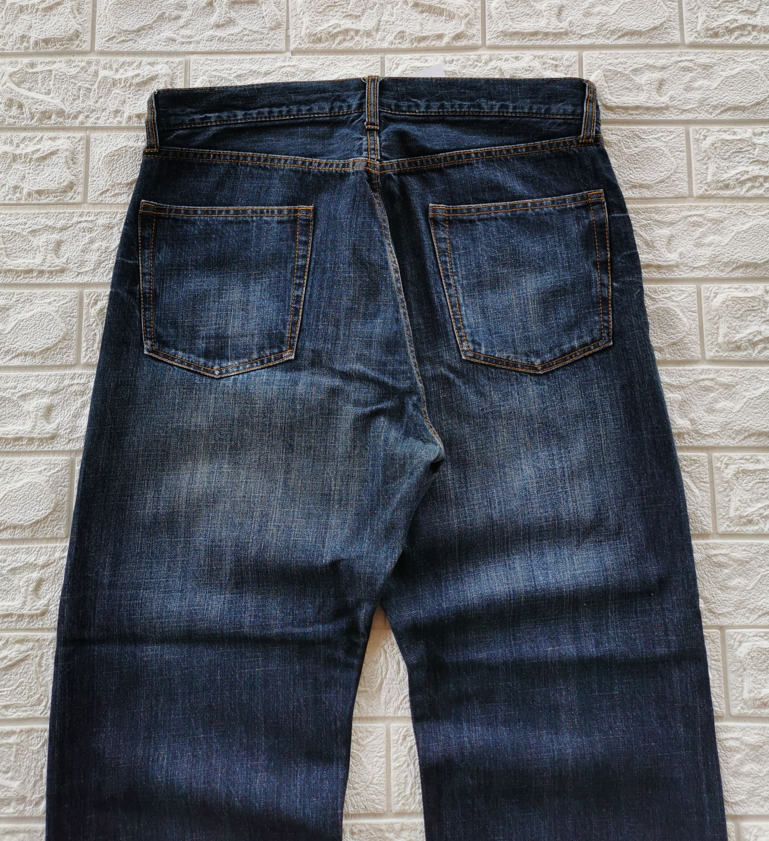 Japanese Brand Golden Fish Printed Style Denim Size US 35 - 4 Thumbnail