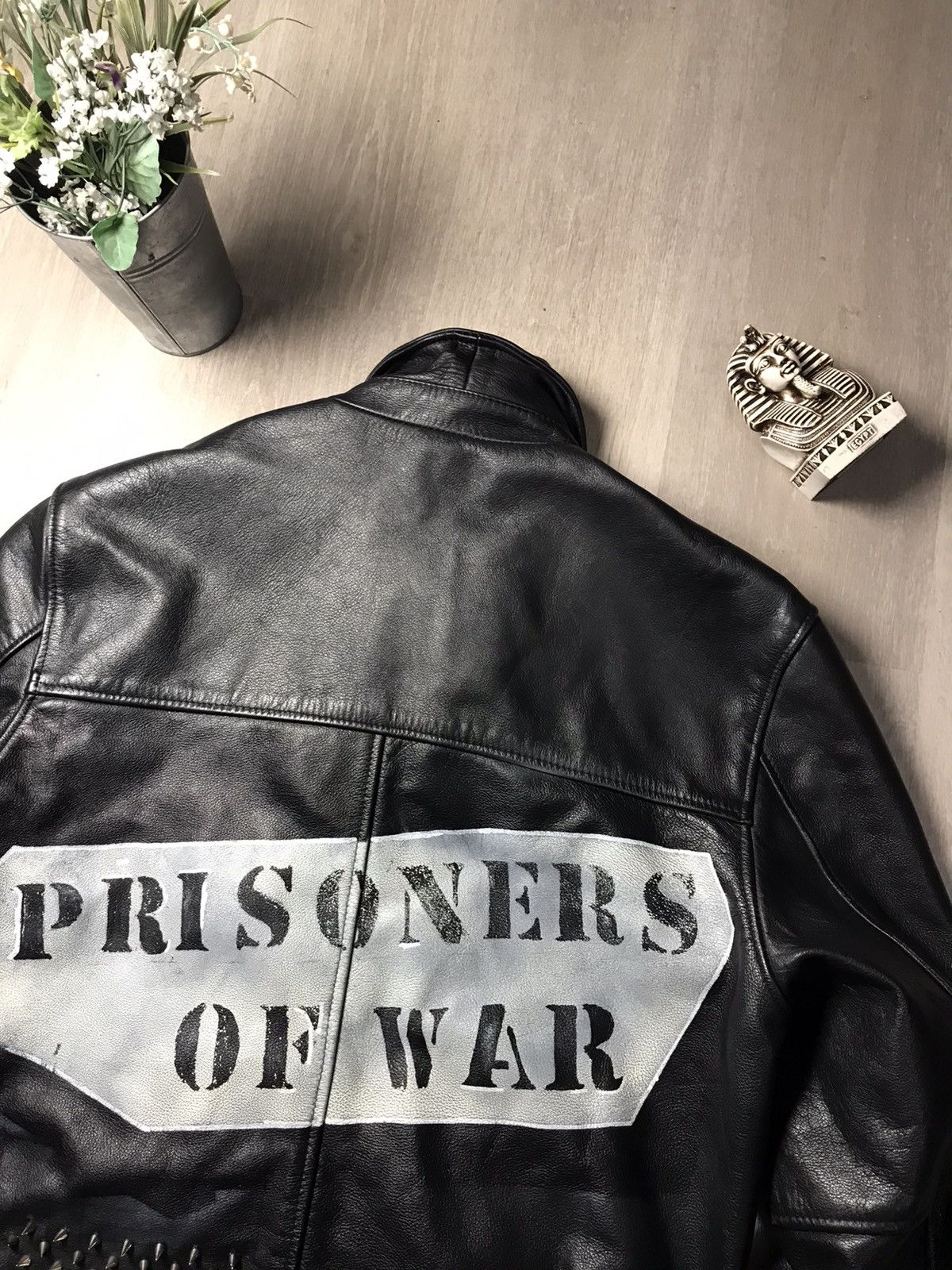 Genuine Leather SARDAR London Genuine Leather Jacket “Prisoners of War” Size US M / EU 48-50 / 2 - 17 Thumbnail