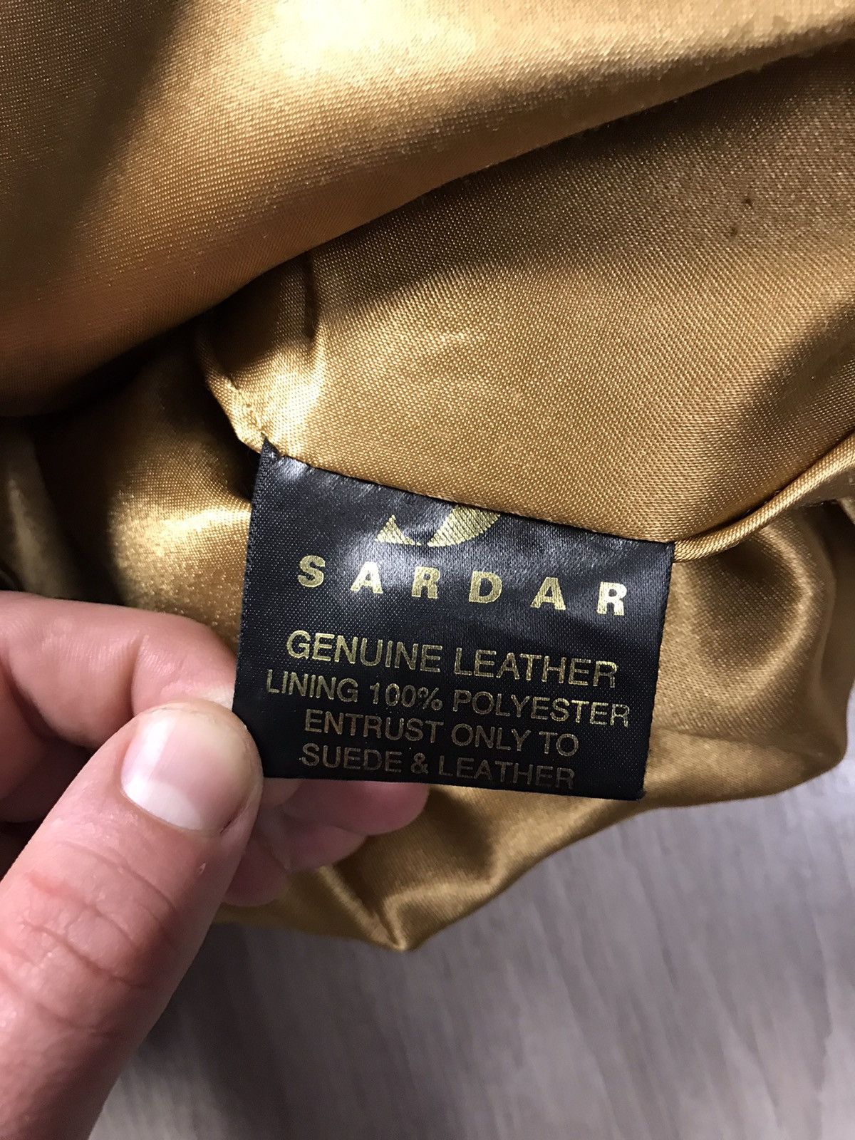 Genuine Leather SARDAR London Genuine Leather Jacket “Prisoners of War” Size US M / EU 48-50 / 2 - 18 Thumbnail