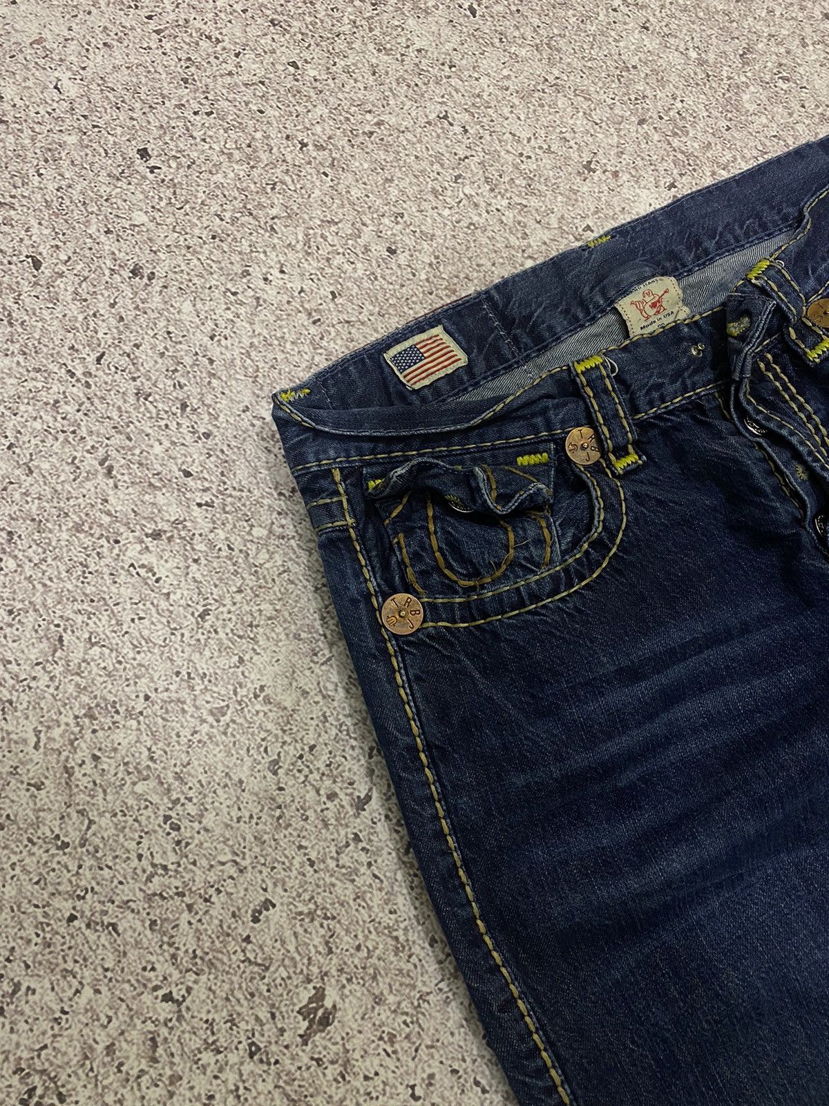 Japanese Brand × Lucky Brand × True Religion Vintage True Religion Jeans Size US 34 / EU 50 - 3 Thumbnail