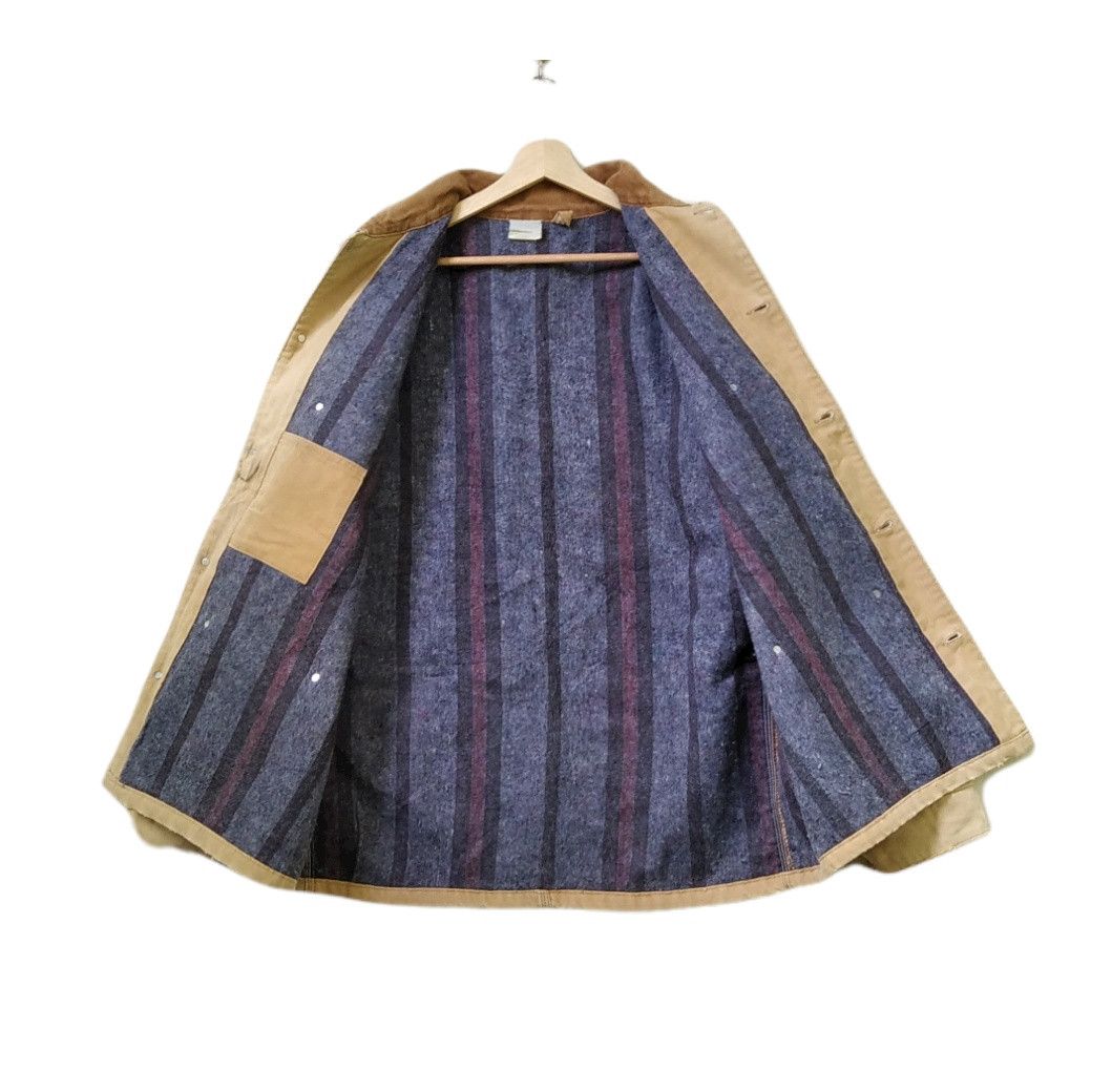Carhartt × Vintage Very Sick!!Vintage Carhartt Tan Blanket-Lined Jacket Size US XL / EU 56 / 4 - 9 Thumbnail