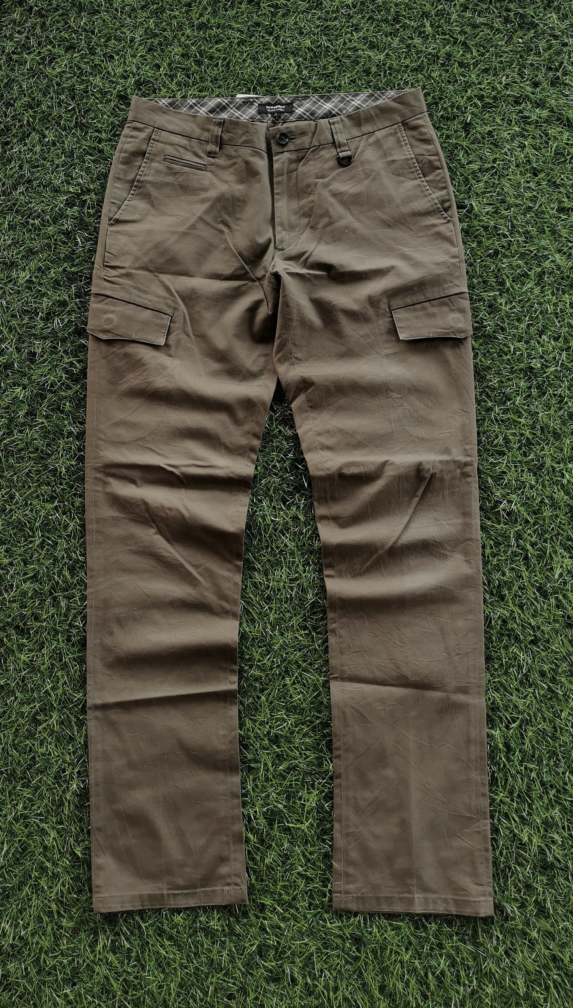 Burberry × Vintage Burberry Slim Fit Cargo Pants Size US 32 / EU 48 - 2 Thumbnail